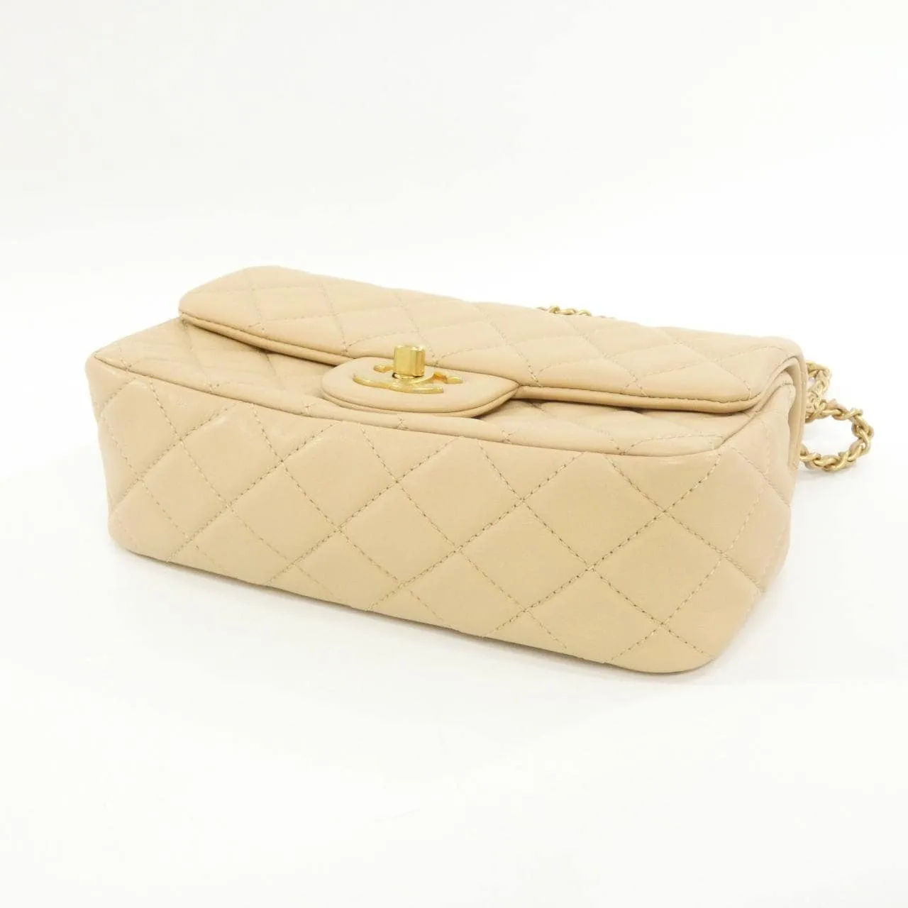 CHANEL Chanel 19 AS1787 Shoulder Lambskin Beige Lambskin Rank A - Thumbnail 3