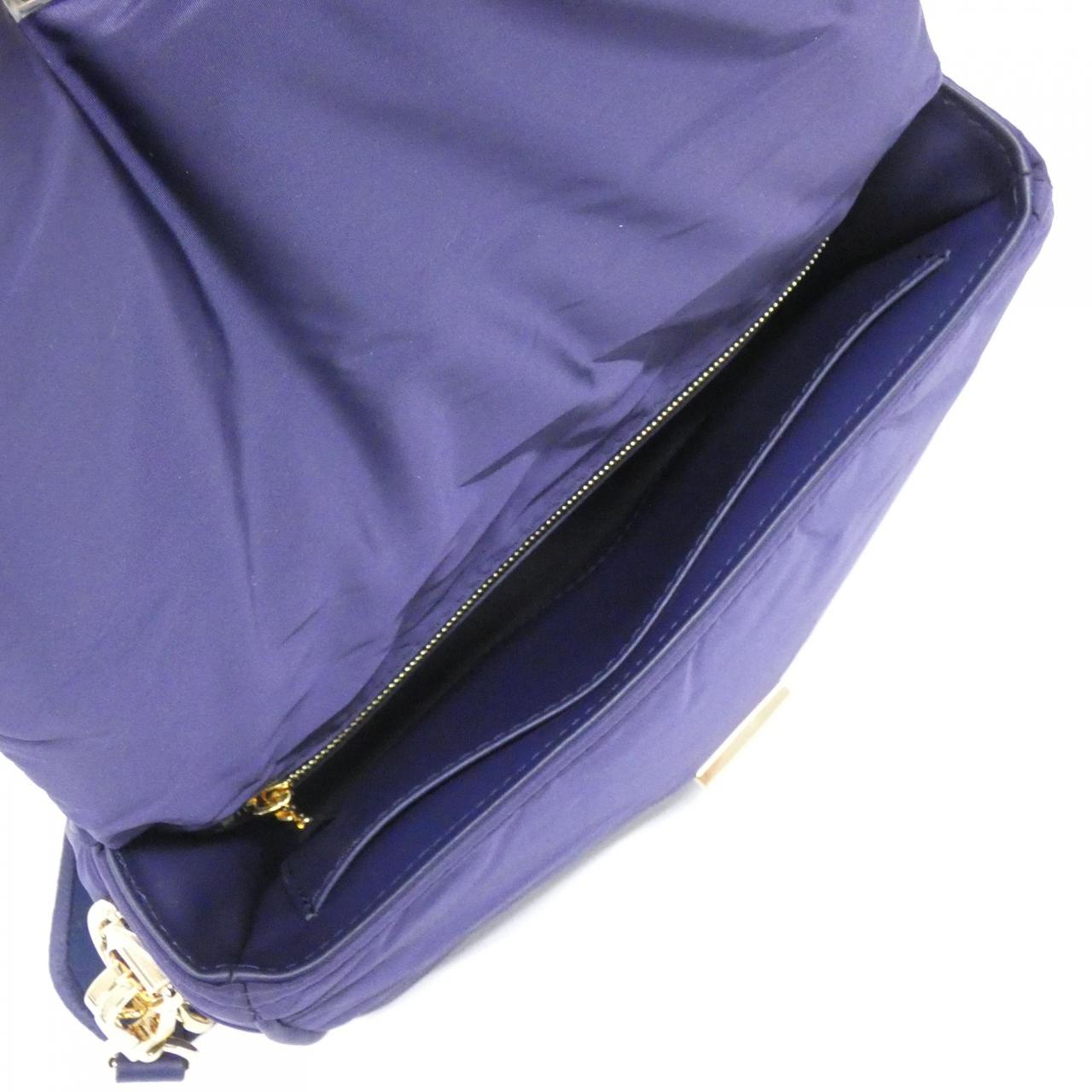 LOUIS VUITTON Twist M23386 Shoulder Nylon 藍色 尼龍 中古品A - 縮圖 5