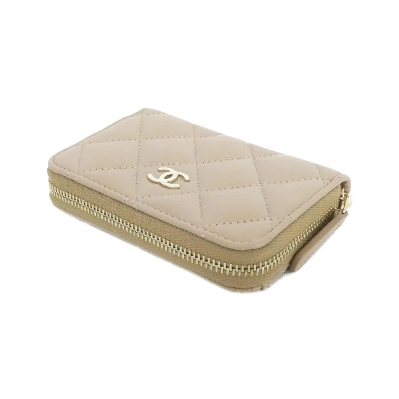 CHANEL Timeless Classic AP0216 Coin Case Grained Calfskin Beige Grained Calfskin Unused - Thumbnail 3