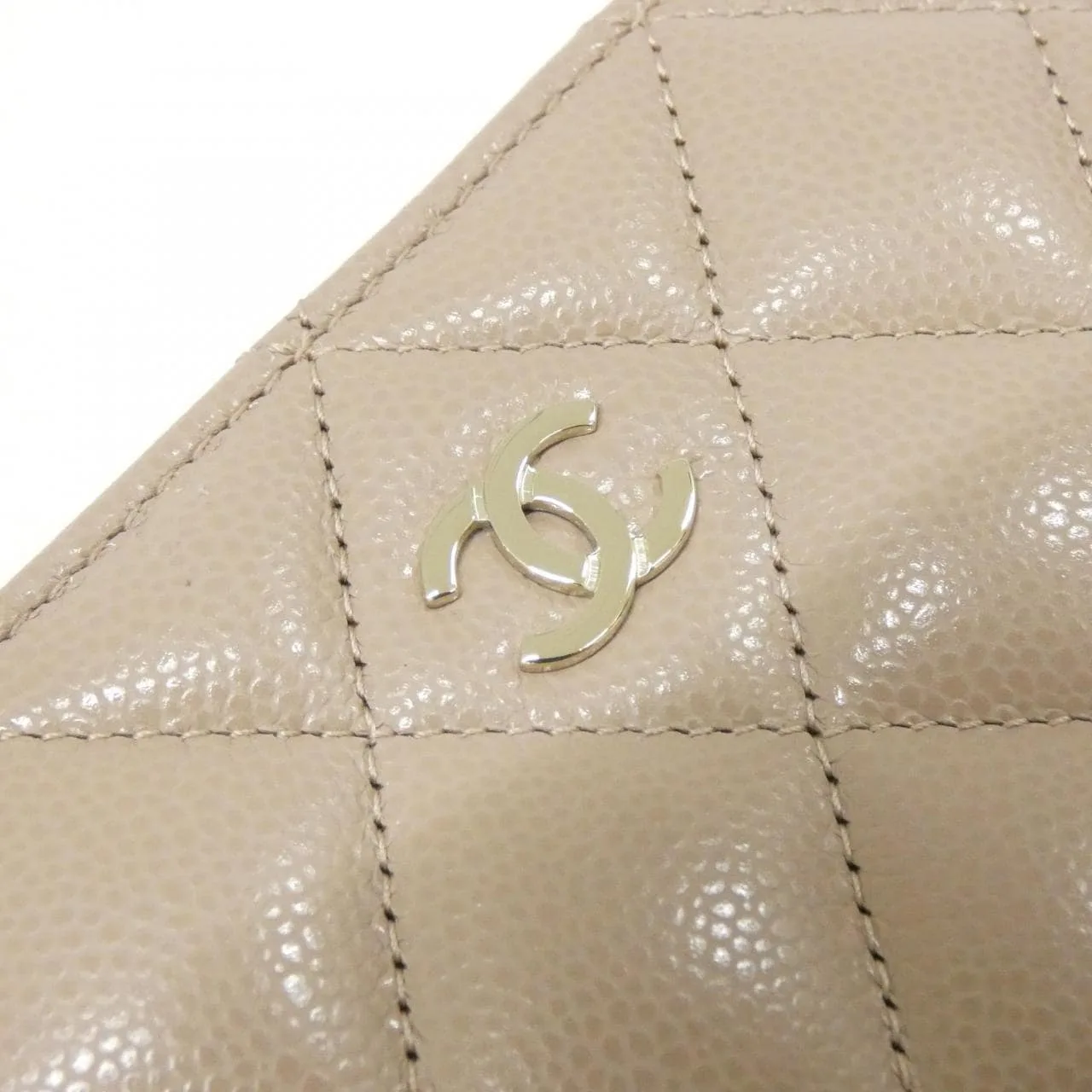 CHANEL Timeless Classic AP0216 Coin Case Grained Calfskin Beige Grained Calfskin Unused - Thumbnail 4