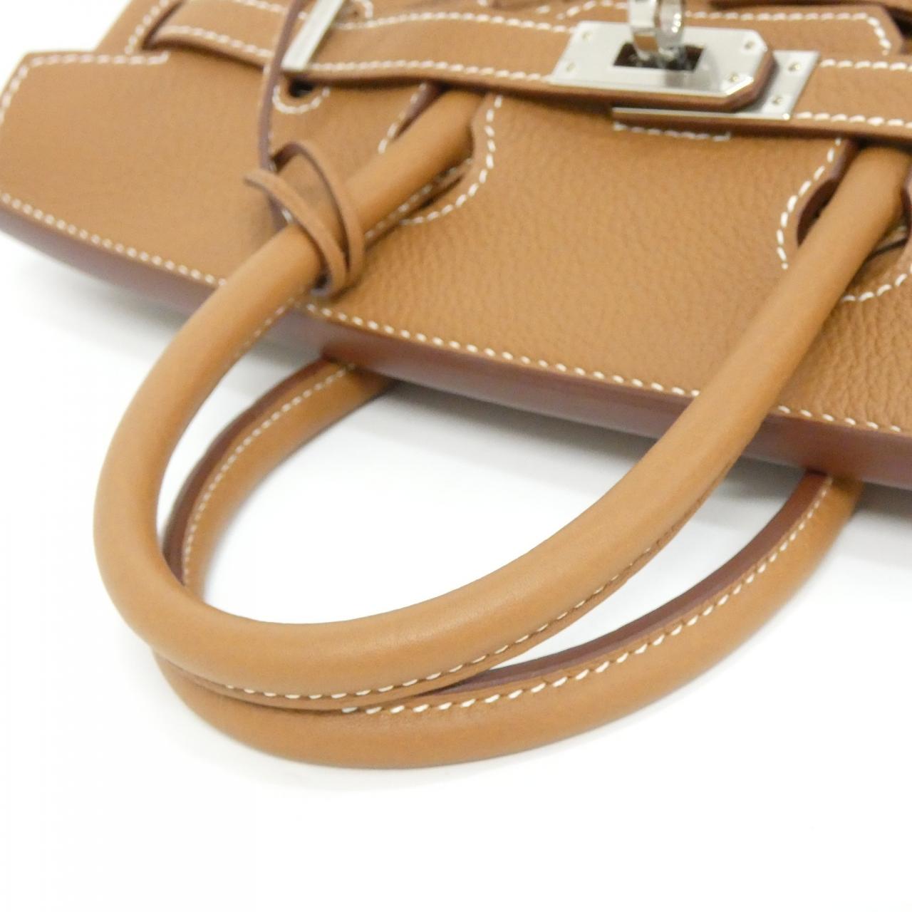 HERMES 041344CK Handbag Togo Gold Togo Leather - Thumbnail 5