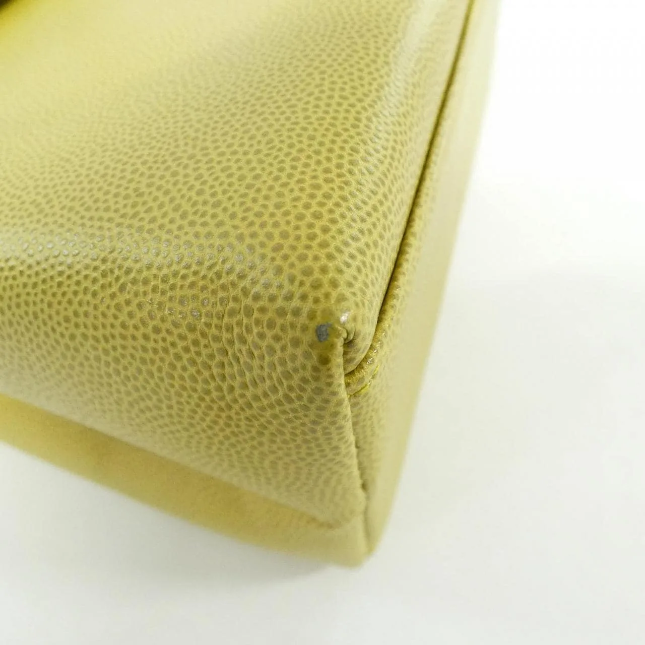 CHANEL Handbag Caviar Leather Green Caviar Leather - Thumbnail 3