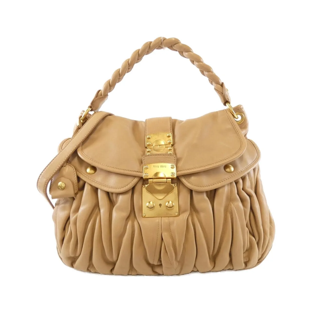 MIU MIU RR1300 Shoulder Black