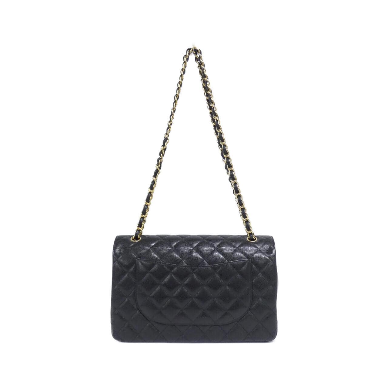 CHANEL 58600 Shoulder Grained Calfskin Black Grained Calfskin Rank A - Thumbnail 2