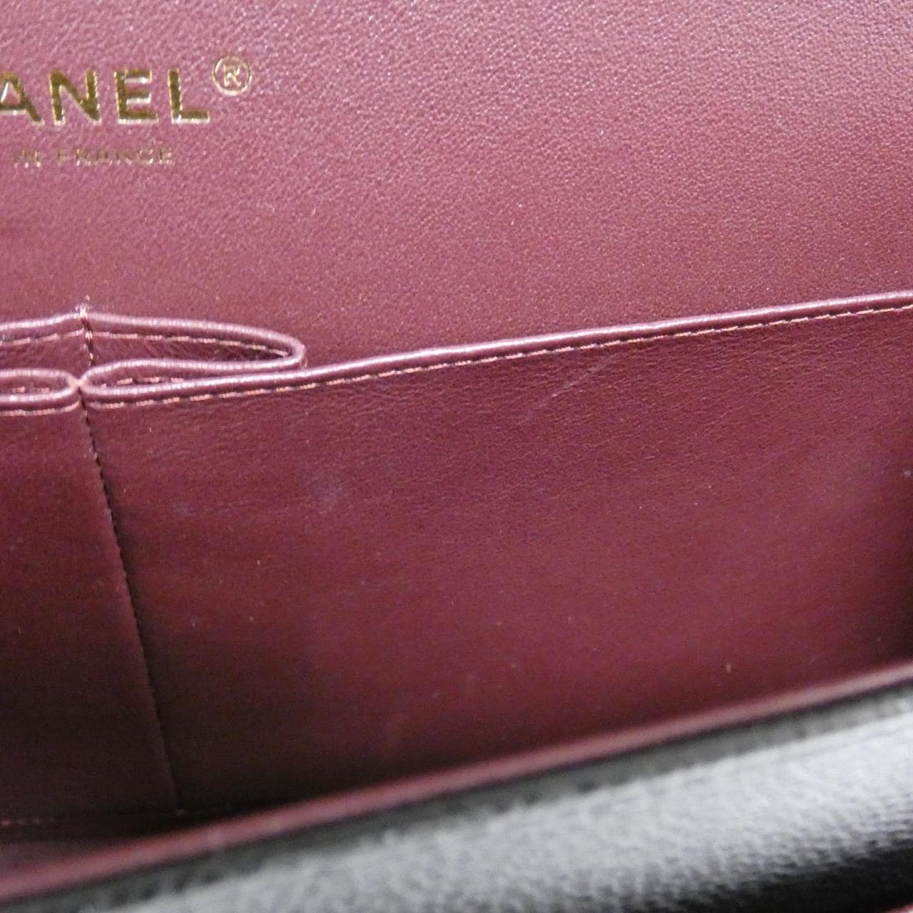 CHANEL 58600 Shoulder Grained Calfskin Black Grained Calfskin Rank A - Thumbnail 8