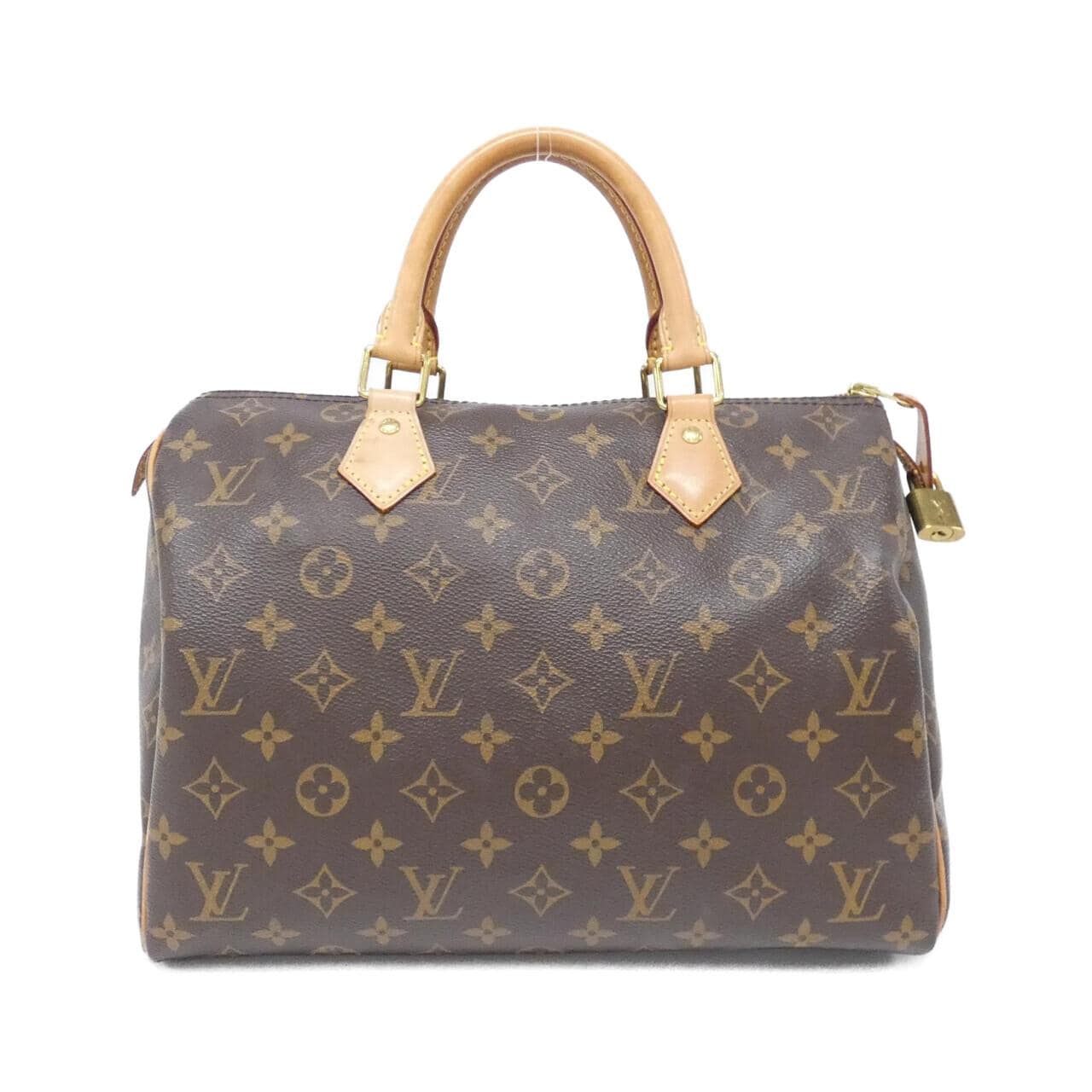 LOUIS VUITTON Speedy M41108 Boston Monogram Black
