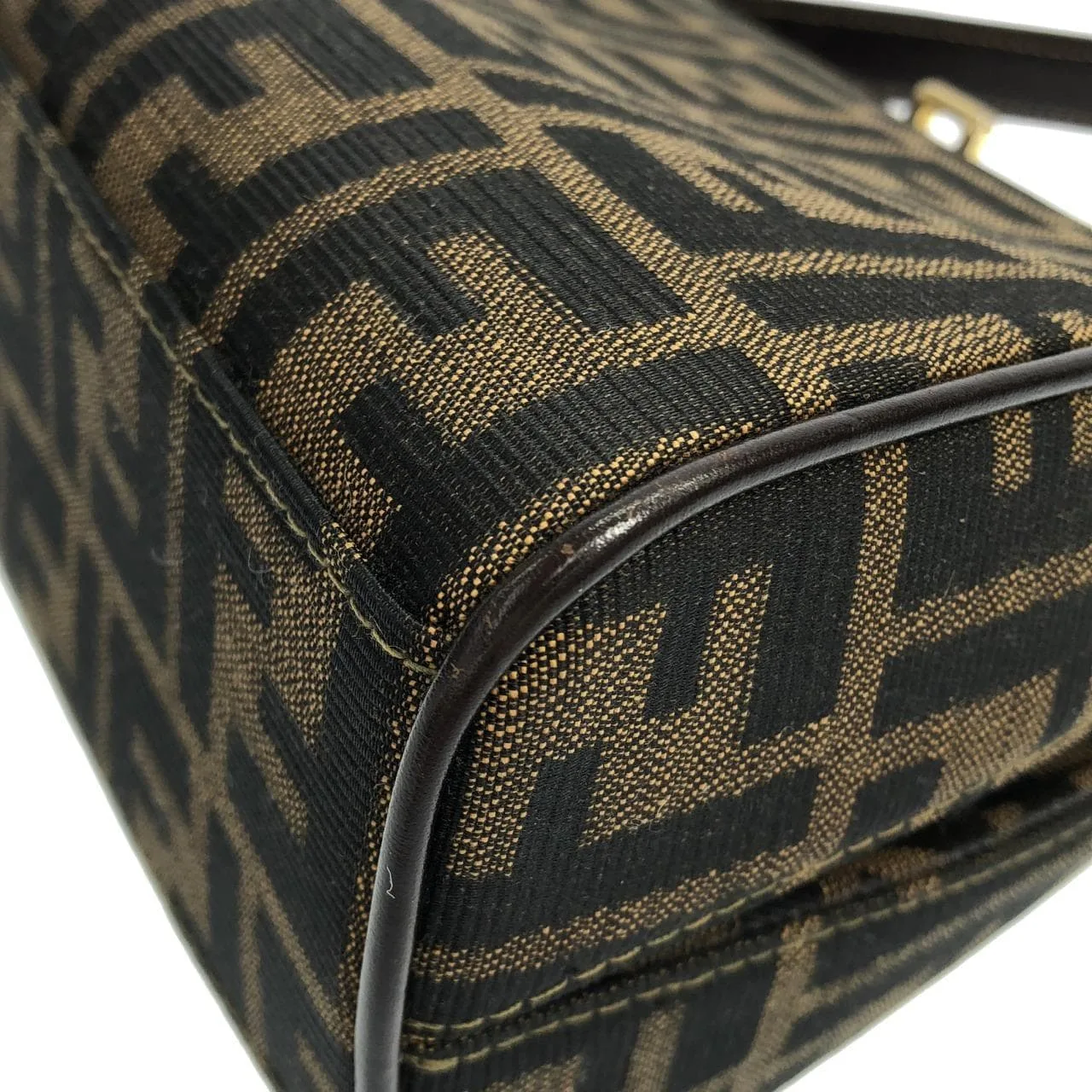 FENDI 15189 Handbag Canvas Black Canvas Rank A - Thumbnail 2