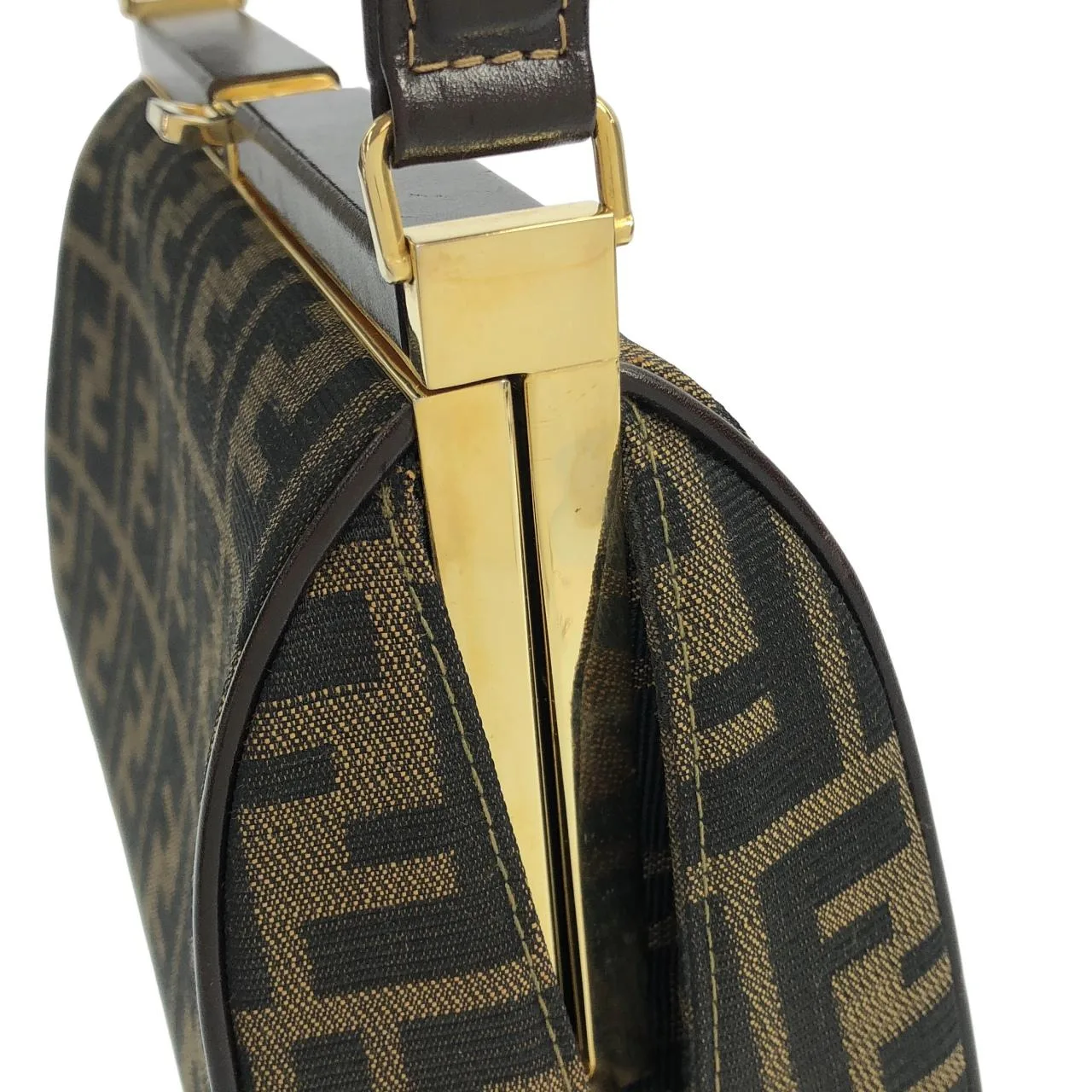 FENDI 15189 Handbag Canvas Black Canvas Rank A - Thumbnail 4