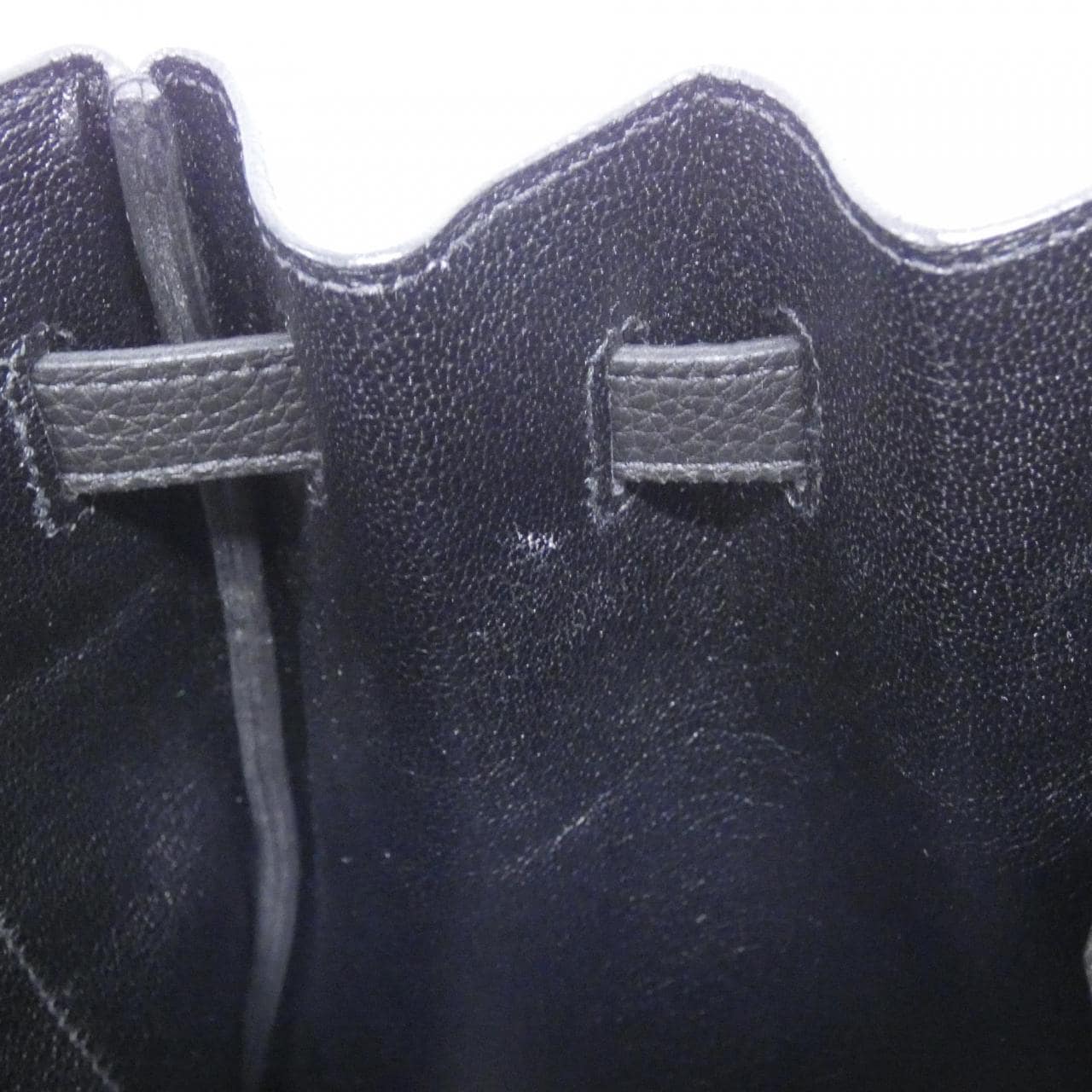 HERMES 045868CD Handbag Togo Black Togo Leather - Thumbnail 9