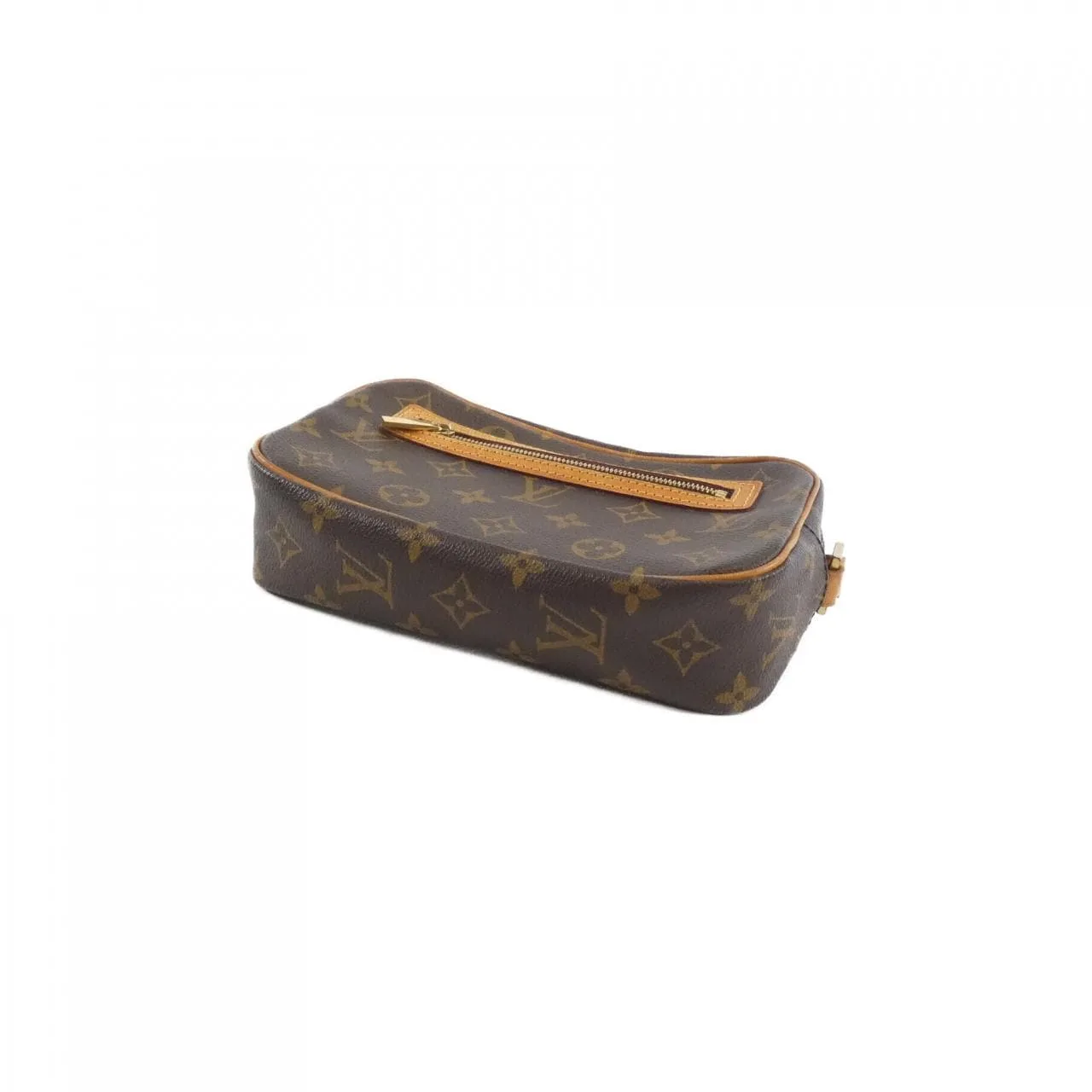 LOUIS VUITTON Pochette M51183 Shoulder Monogram 黑色 Monogram 中古品B - 縮圖 3