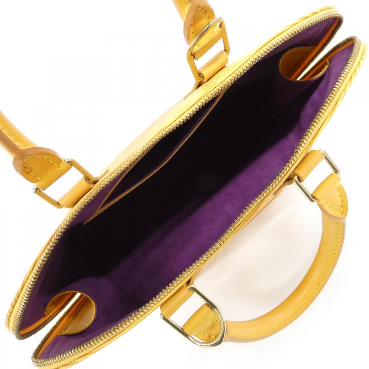 LOUIS VUITTON Alma M52149 Bag Epi Yellow Epi Rank A - Thumbnail 10