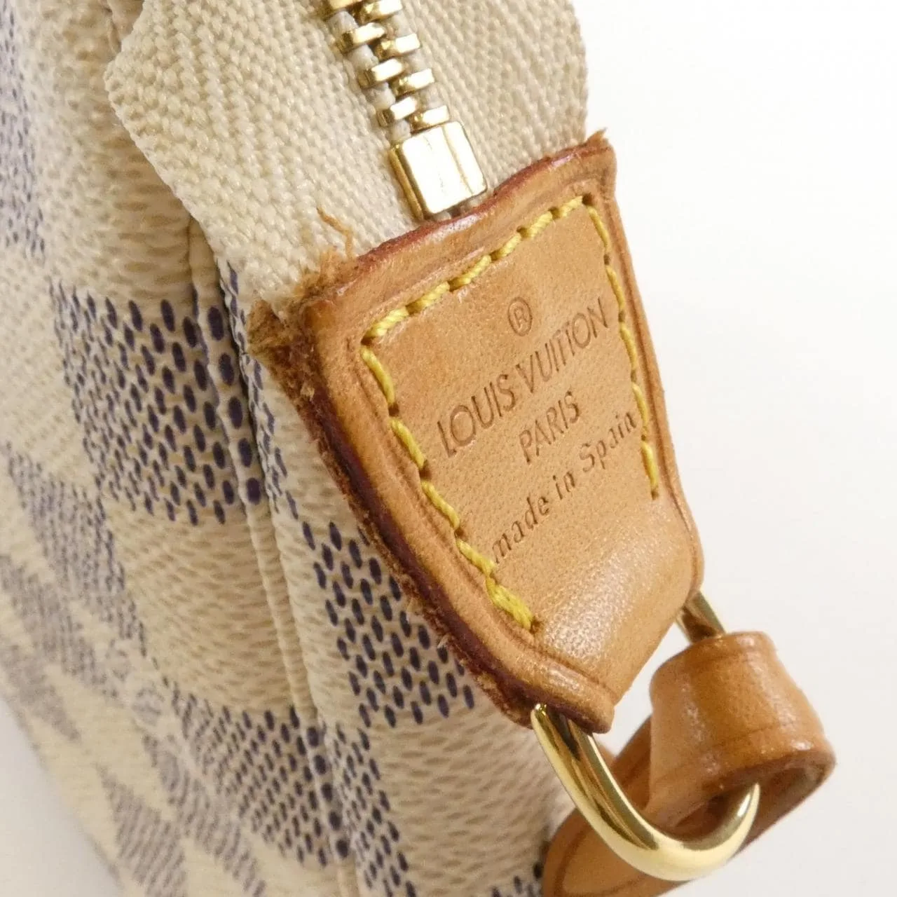 LOUIS VUITTON Pochette N51986 Pochette Damier 黑色 Damier 中古品A - 縮圖 3