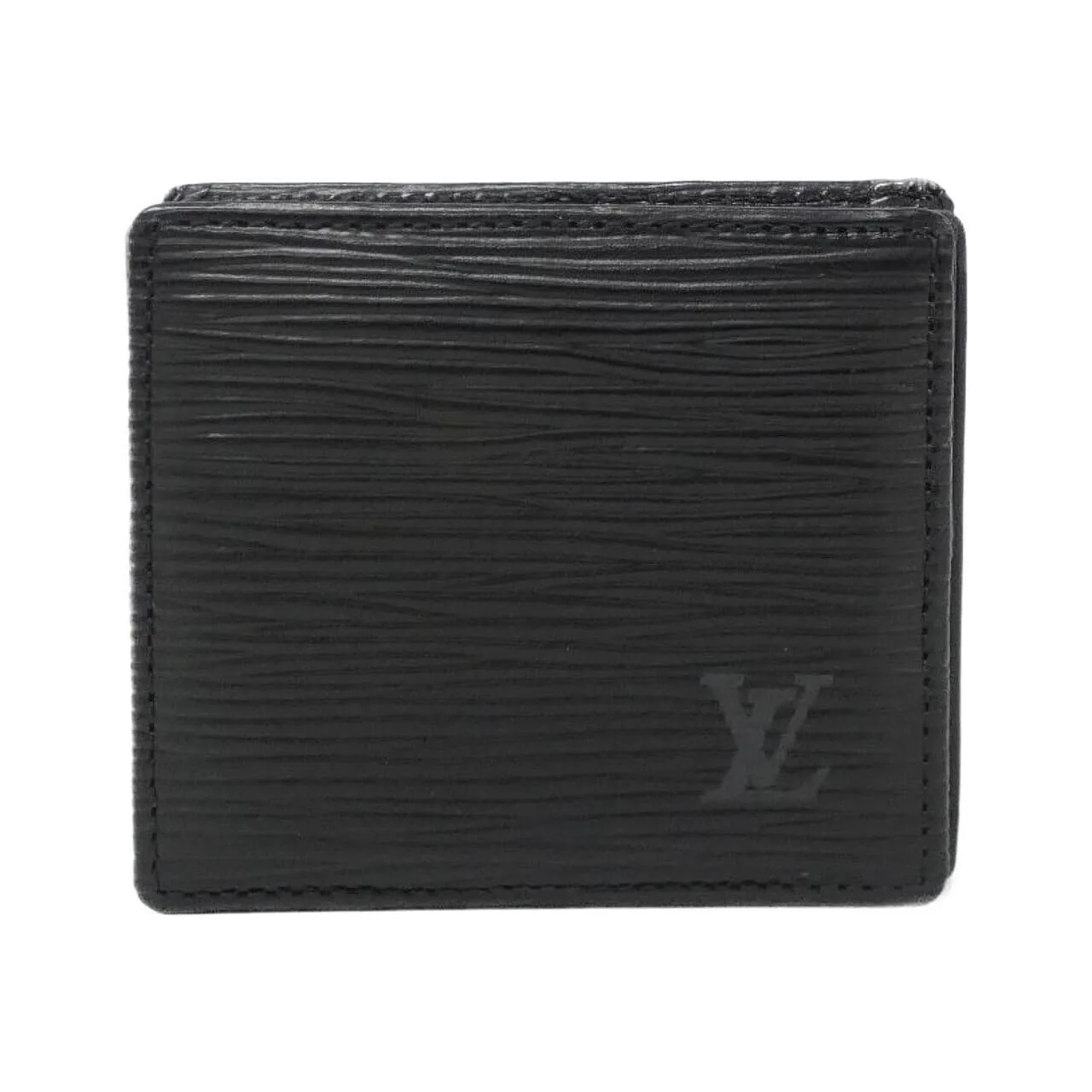 LOUIS VUITTON M63692 Coin Case Epi Black
