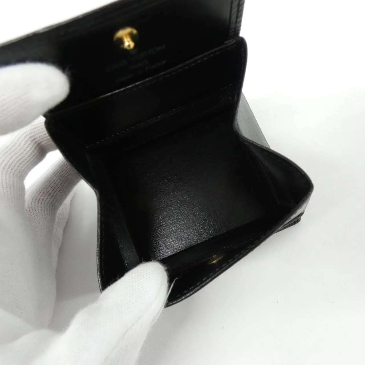 LOUIS VUITTON M63692 Coin Case Epi 黑色 Epi 中古品A - 縮圖 3