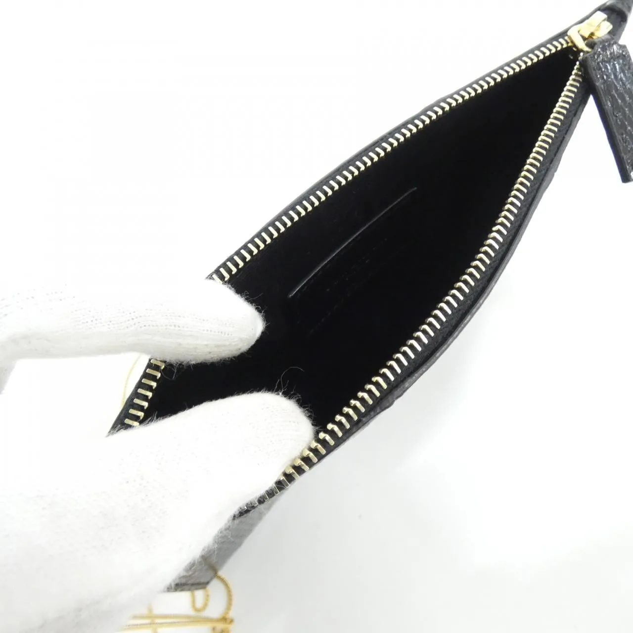 SAINT LAURENT 669907 L3R0J Pouch Leather Black Leather Rank A - Thumbnail 6