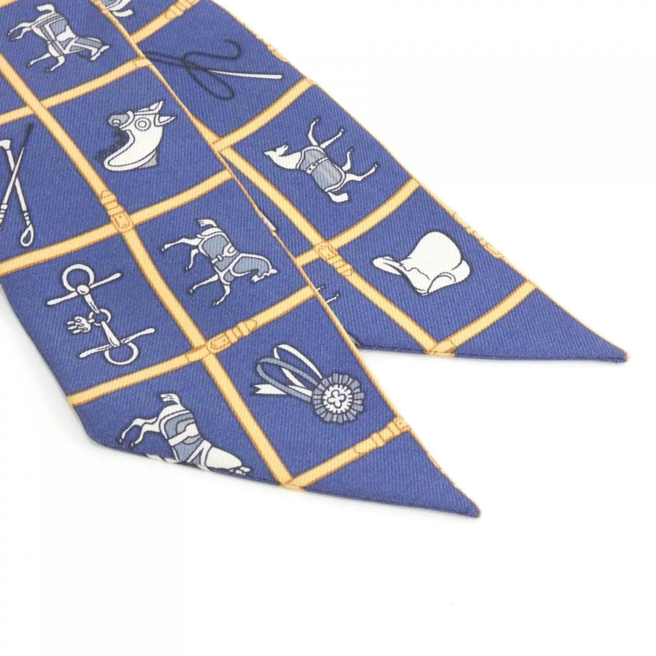 HERMES 061356S Scarf White Rank A - Thumbnail 2