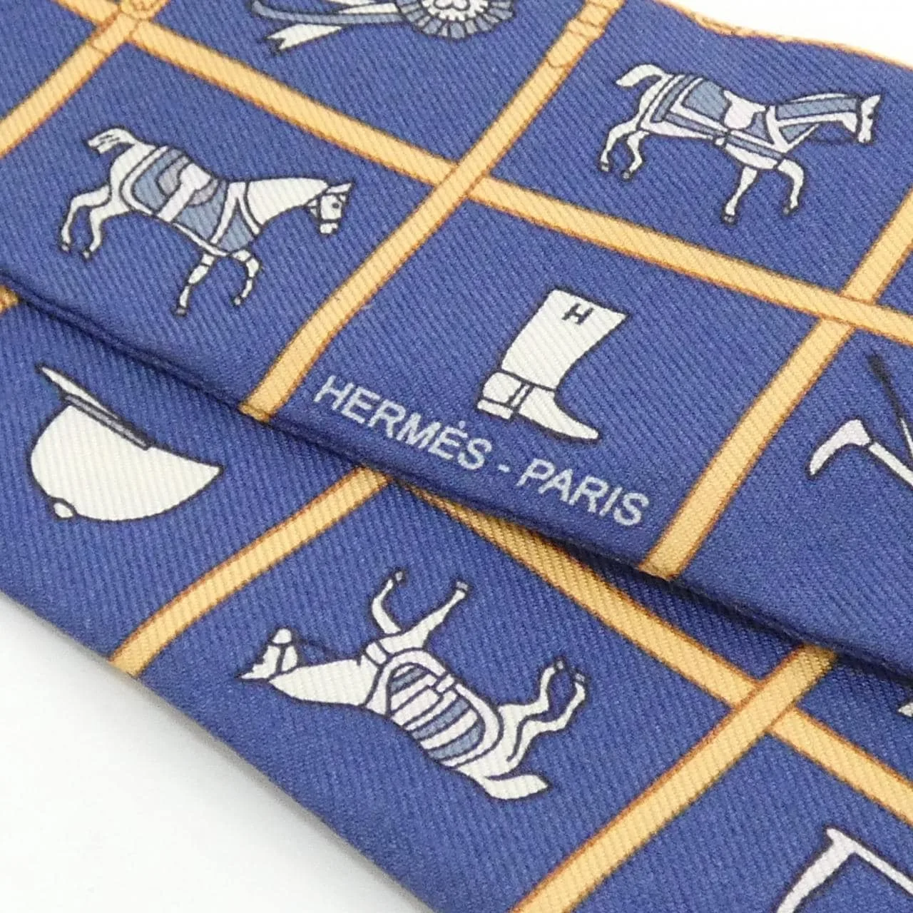 HERMES 061356S Scarf White Rank A - Thumbnail 3
