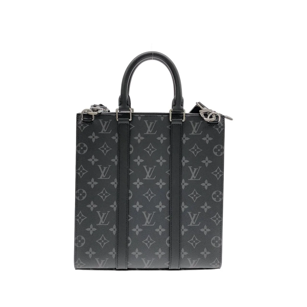 LOUIS VUITTON Eclipse M46098 Handbag Monogram 黑色 Monogram 中古品A - 縮圖 2