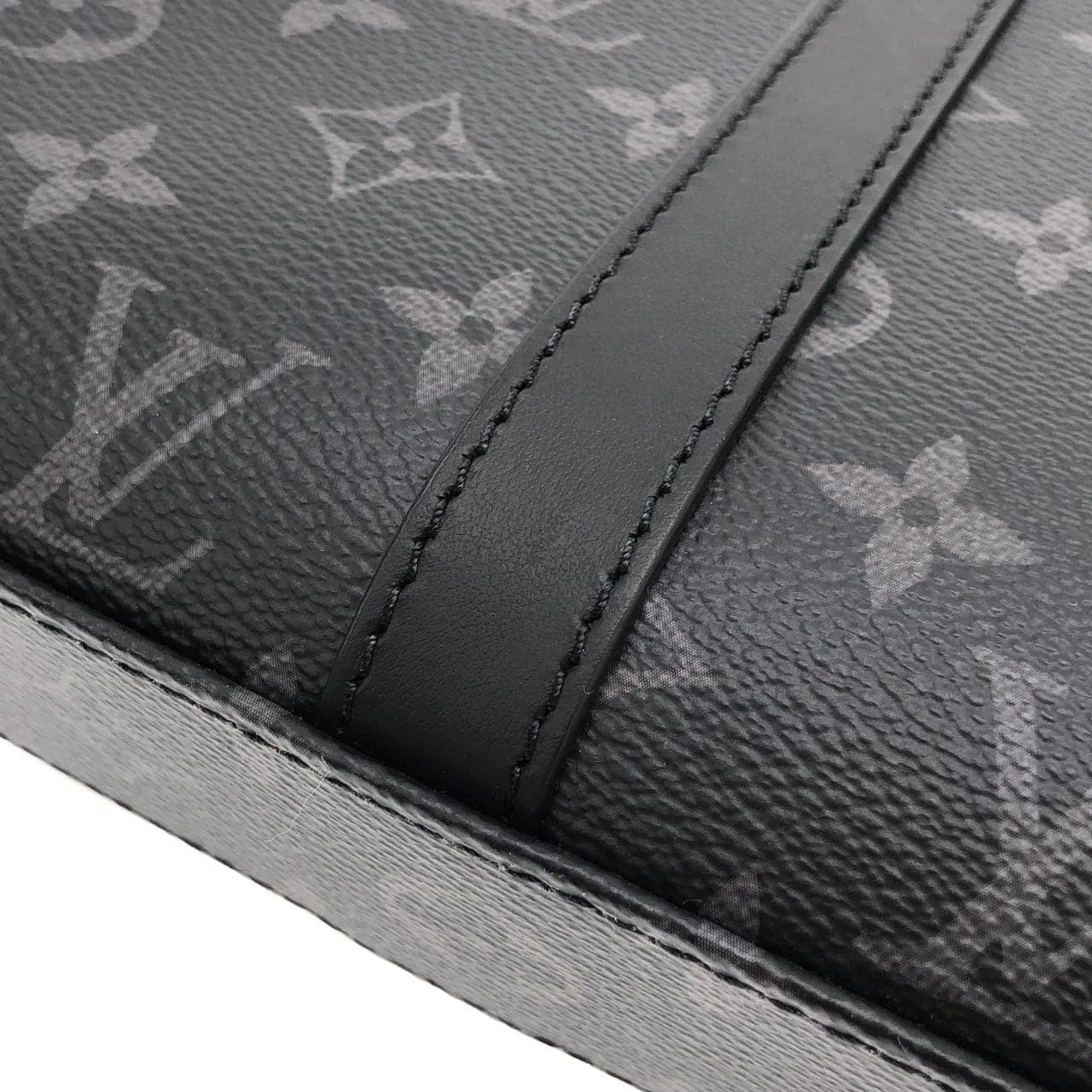 LOUIS VUITTON Eclipse M46098 Handbag Monogram 黑色 Monogram 中古品A - 縮圖 5