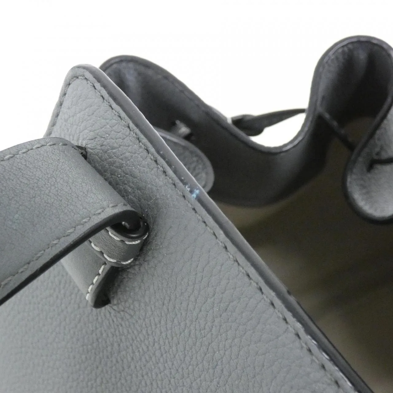 LOEWE Hammock 314 12 V06 Shoulder 黑色 中古品A - 縮圖 5