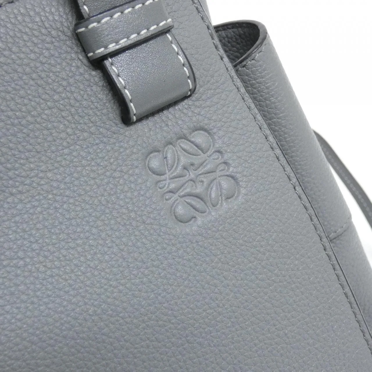 LOEWE Hammock 314 12 V06 Shoulder 黑色 中古品A - 縮圖 6