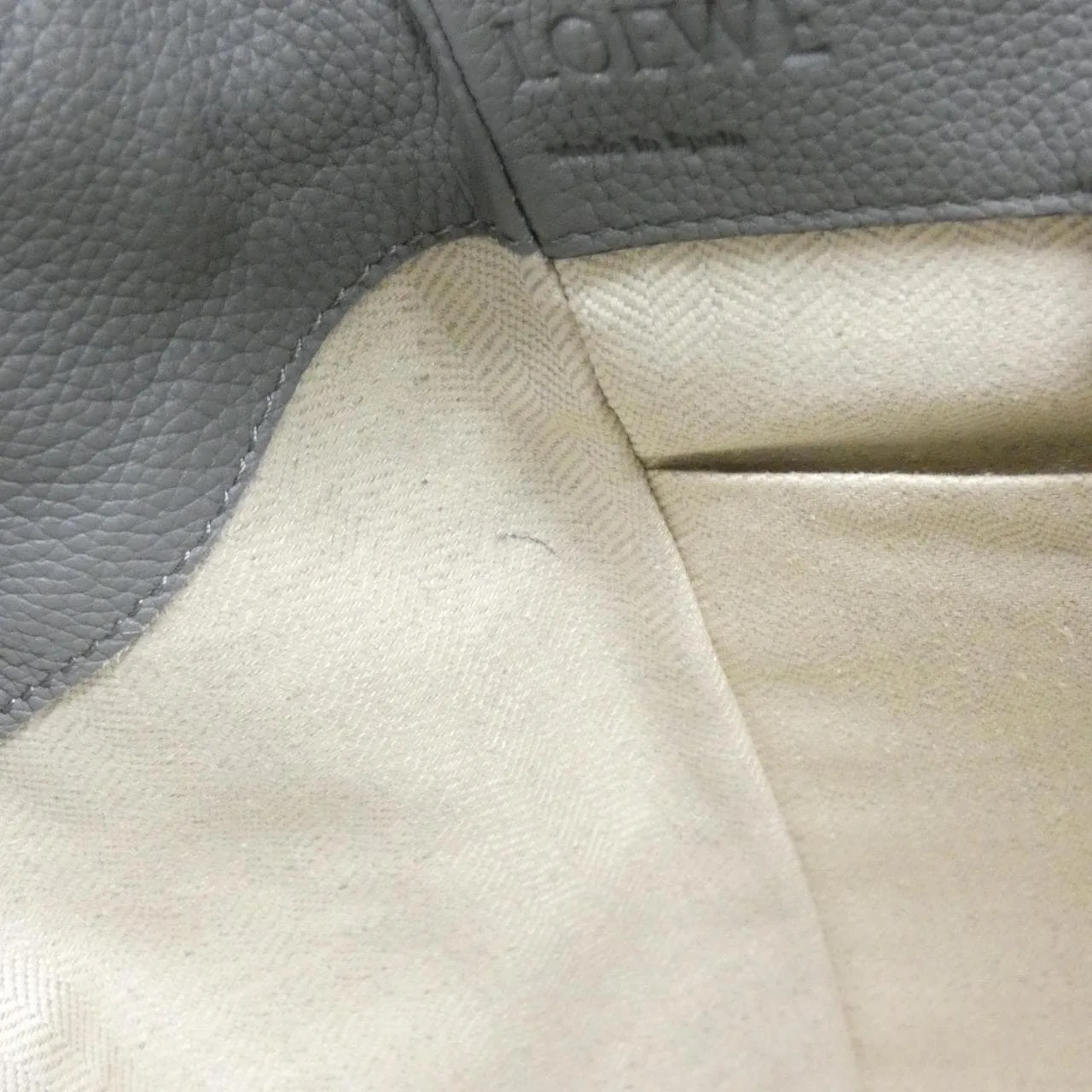 LOEWE Hammock 314 12 V06 Shoulder 黑色 中古品A - 縮圖 9