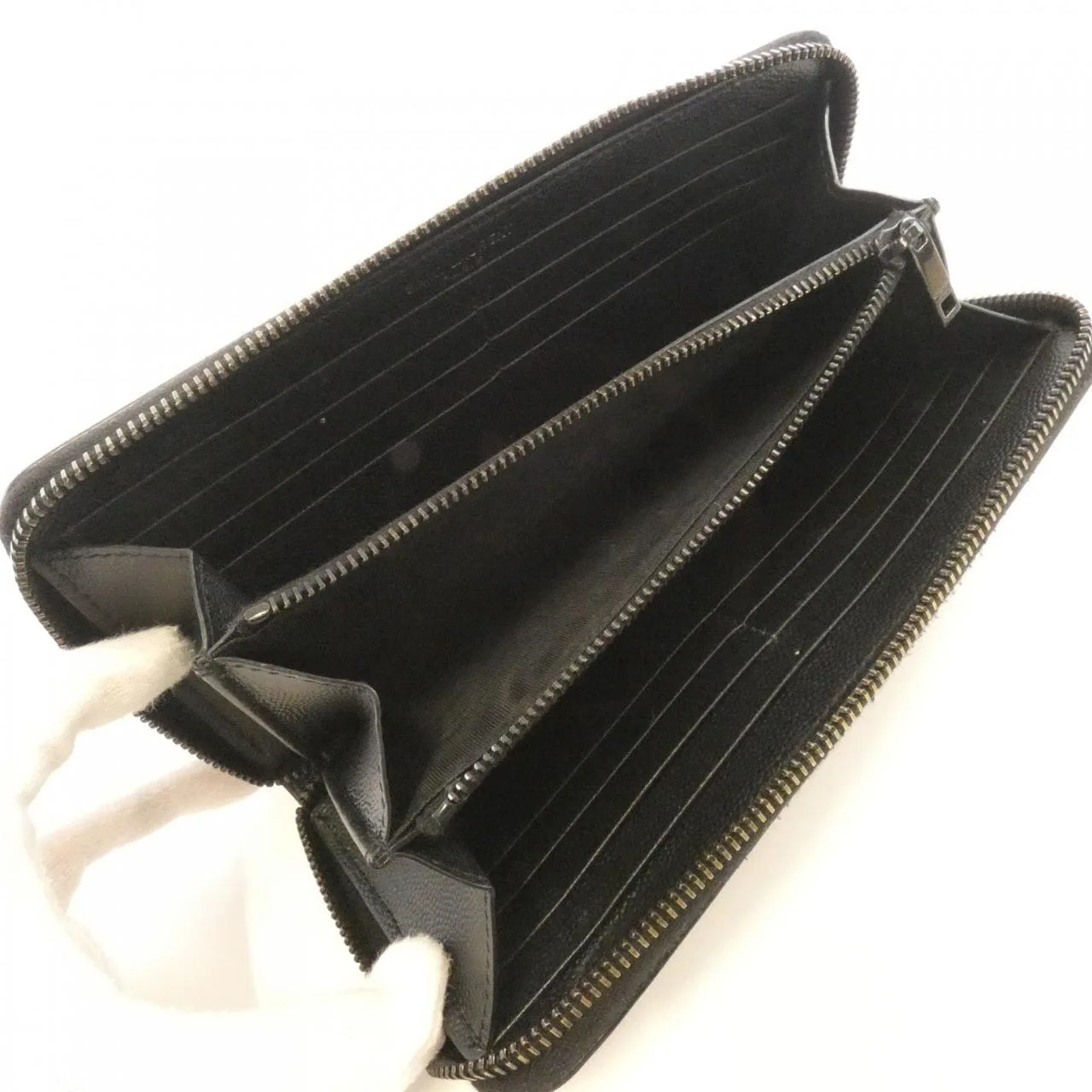 SAINT LAURENT 617415 BTY0U Wallet Black Rank A - Thumbnail 8