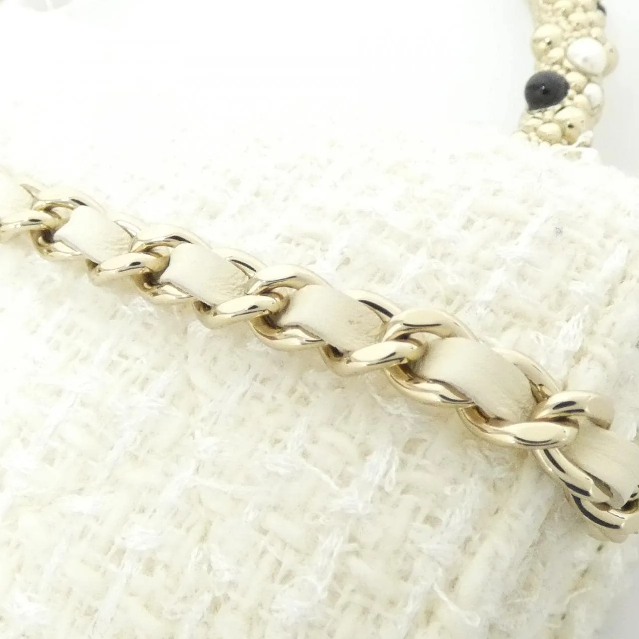 CHANEL AP4975 Wallet Tweed Black Tweed Rank A - Thumbnail 6