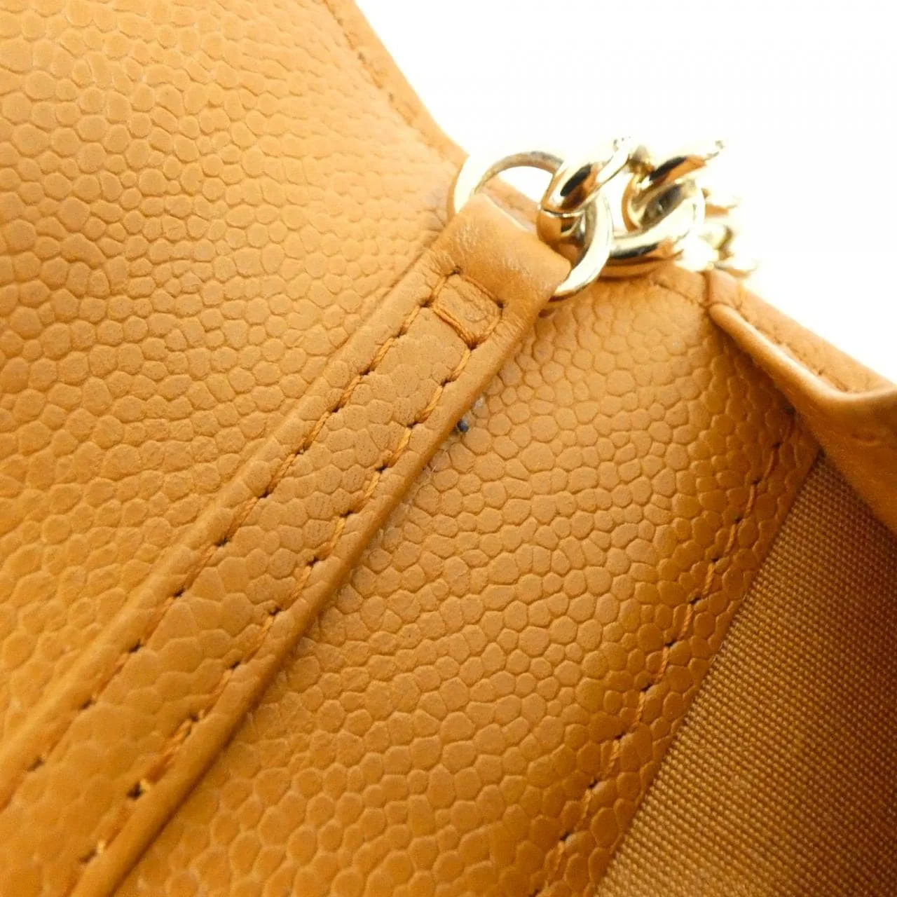 CHANEL Boy Chanel AP2206 Wallet Grained Calfskin 棕色 荔枝紋牛皮 中古品A - 縮圖 9