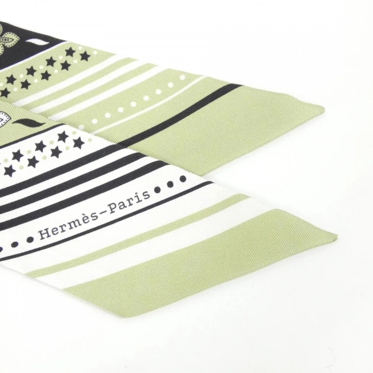 HERMES 064217S Scarf Black Rank A - Thumbnail 2