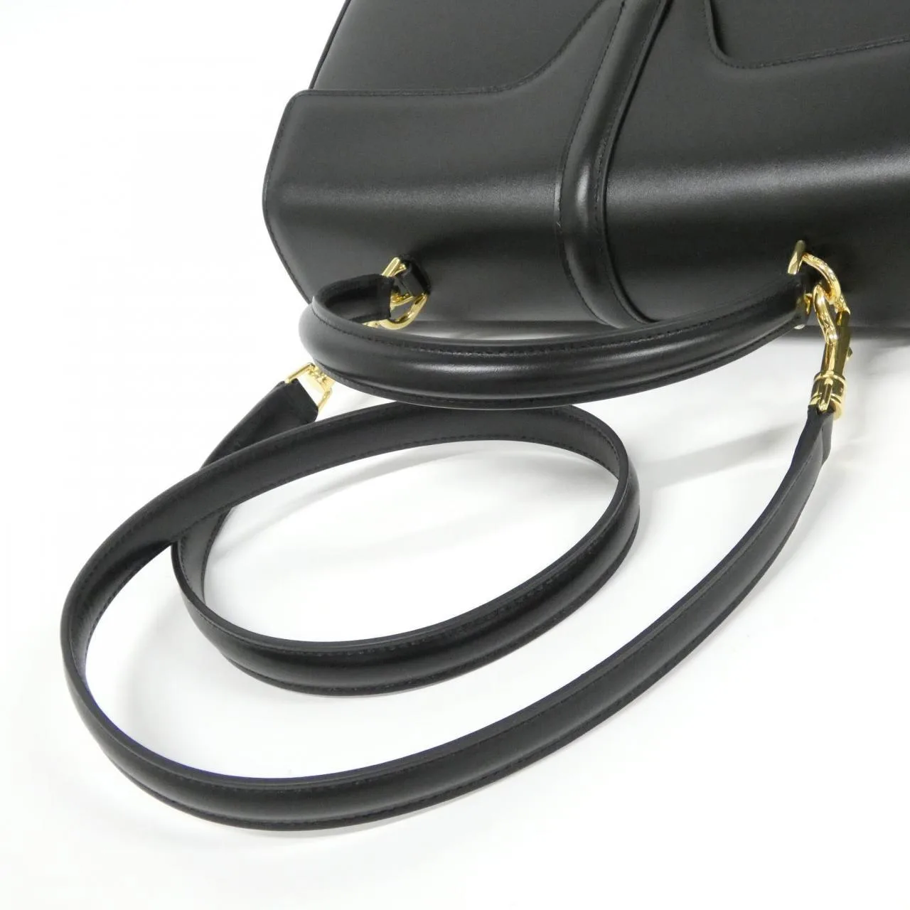 CELINE 16 187373BEY Handbag 黑色 中古品A - 縮圖 7