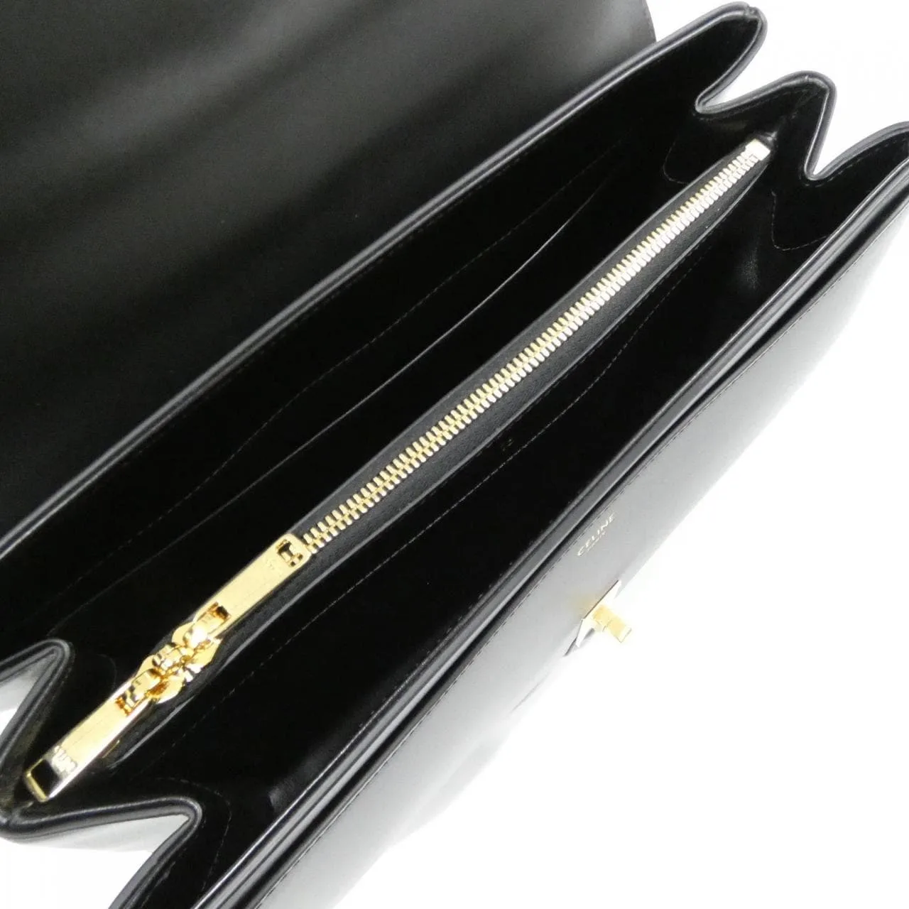 CELINE 16 187373BEY Handbag 黑色 中古品A - 縮圖 8