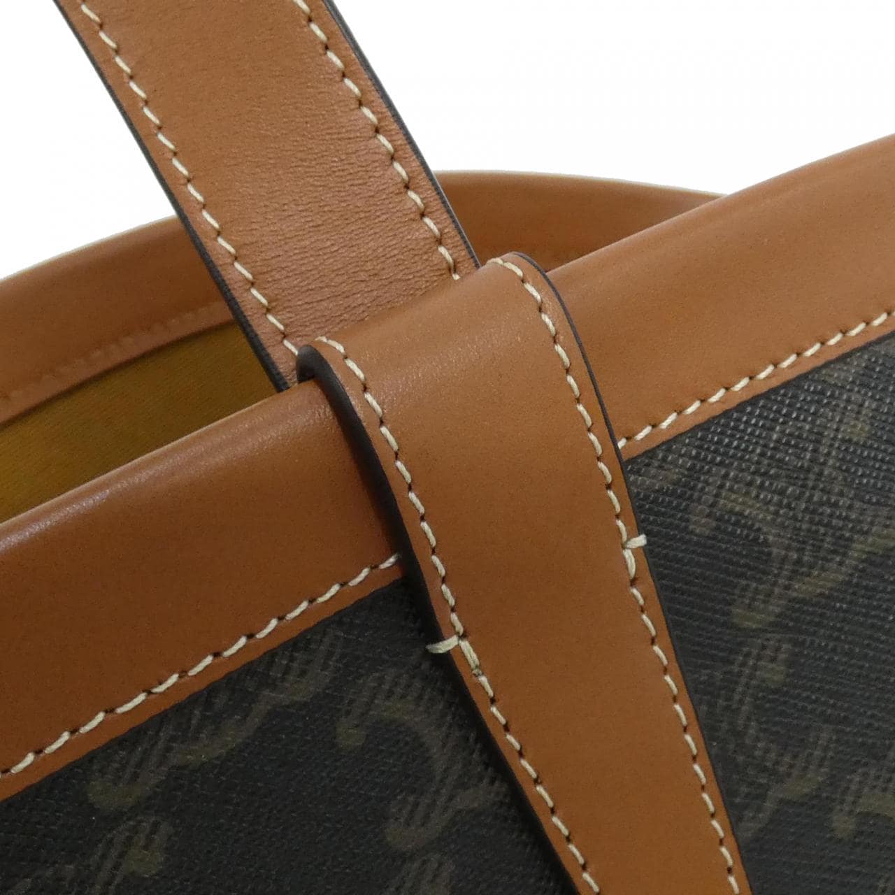CELINE 196952EGG Handbag Canvas 5