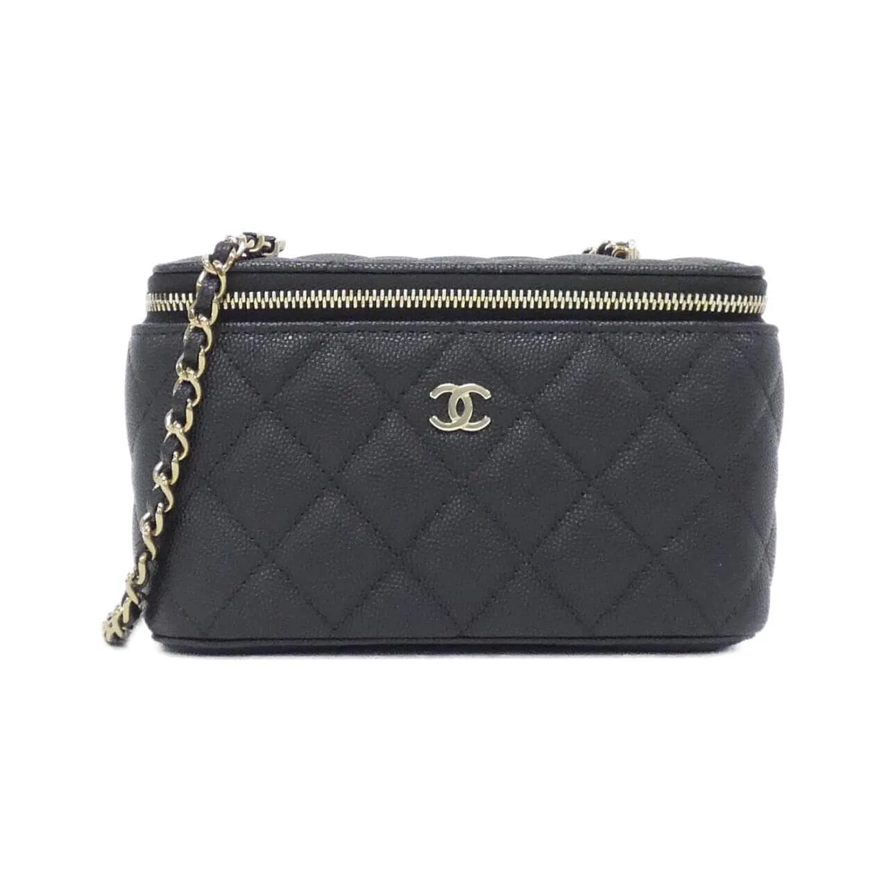 CHANEL Timeless Classic AP1341 Shoulder Grained Calfskin Black