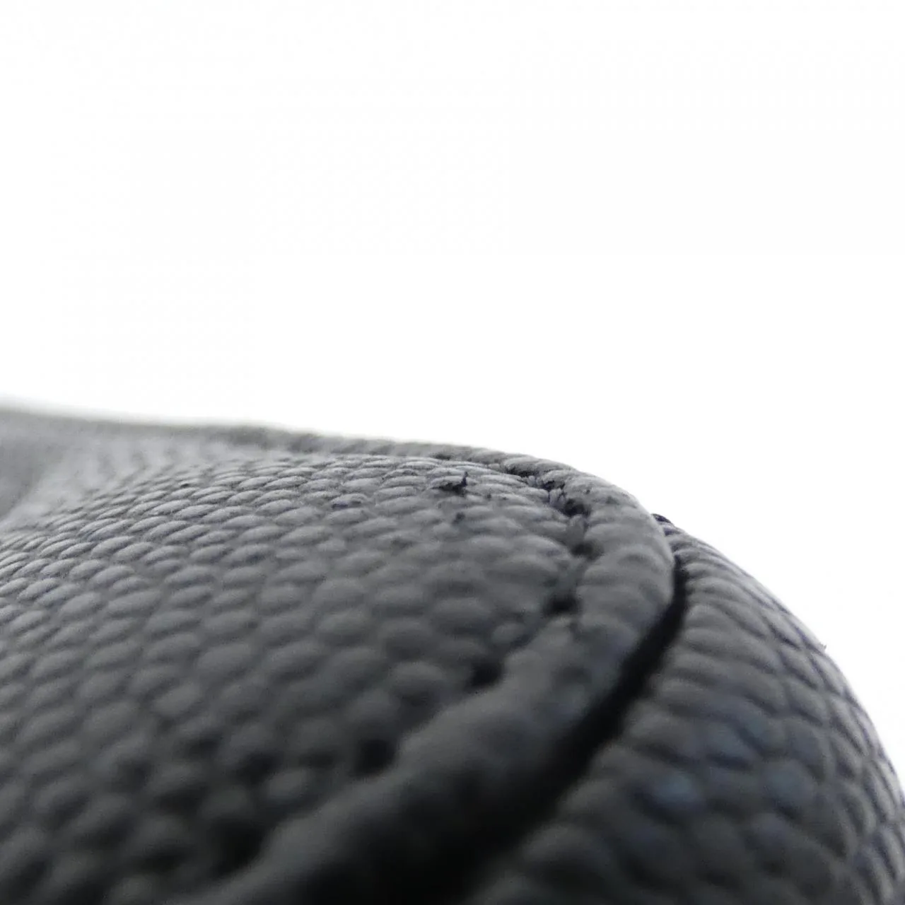 CHANEL Timeless Classic AP1341 Shoulder Grained Calfskin 黑色 荔枝紋牛皮 中古品A - 縮圖 3