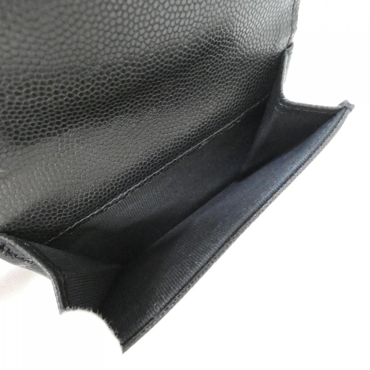 CHANEL AP4655 Wallet Grained Calfskin 黑色 荔枝紋牛皮 中古品A - 縮圖 5