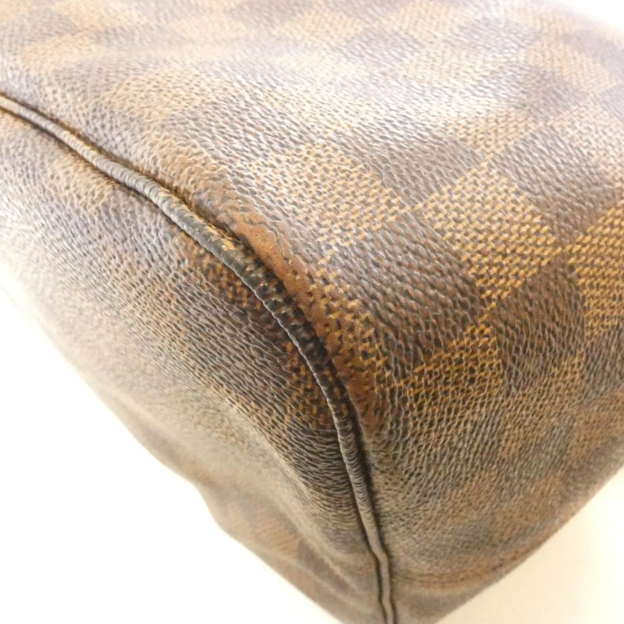 LOUIS VUITTON Neverfull N51106 Tote Damier 黑色 Damier 中古品B - 縮圖 2