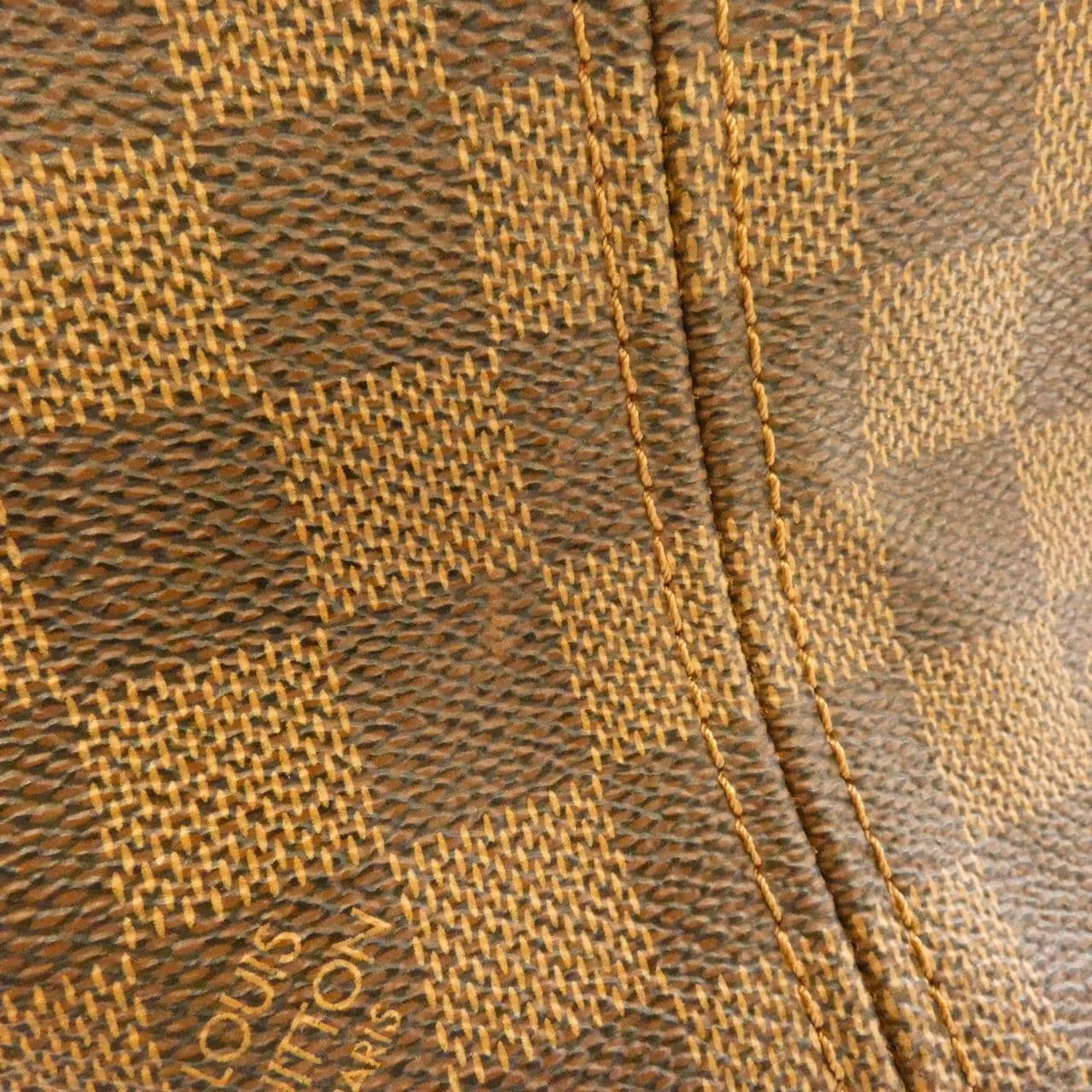 LOUIS VUITTON Neverfull N51106 Tote Damier 黑色 Damier 中古品B - 縮圖 3