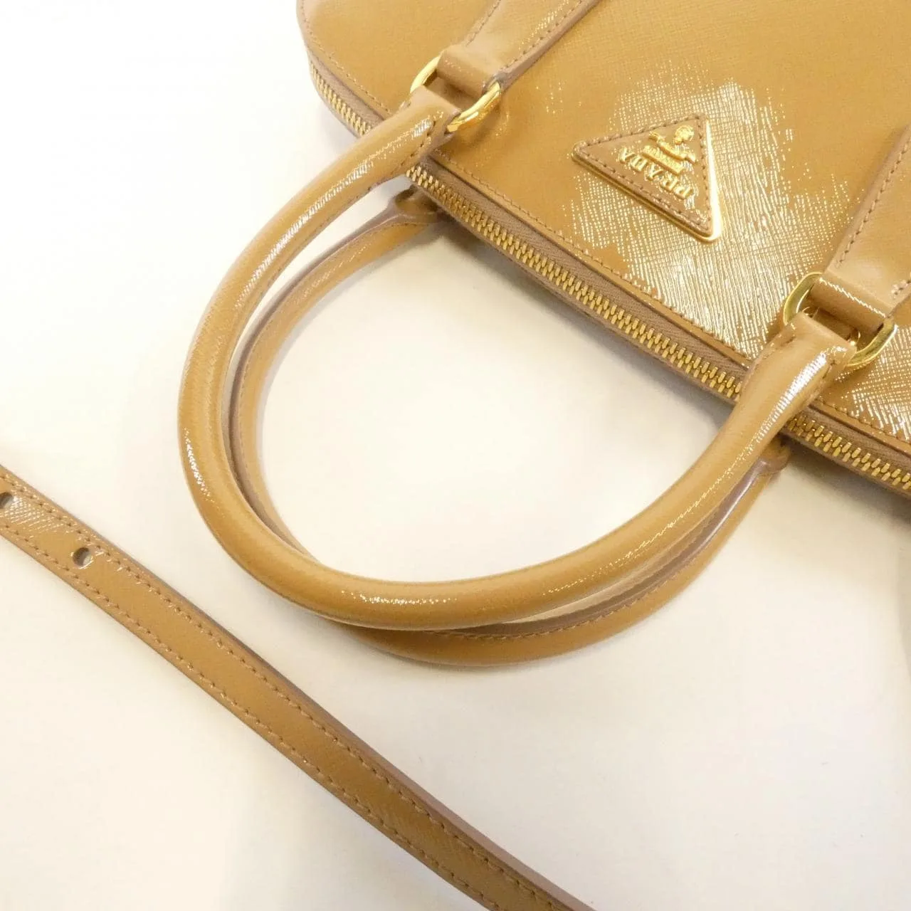 PRADA BL0837 Handbag 黑色 中古品A - 縮圖 8