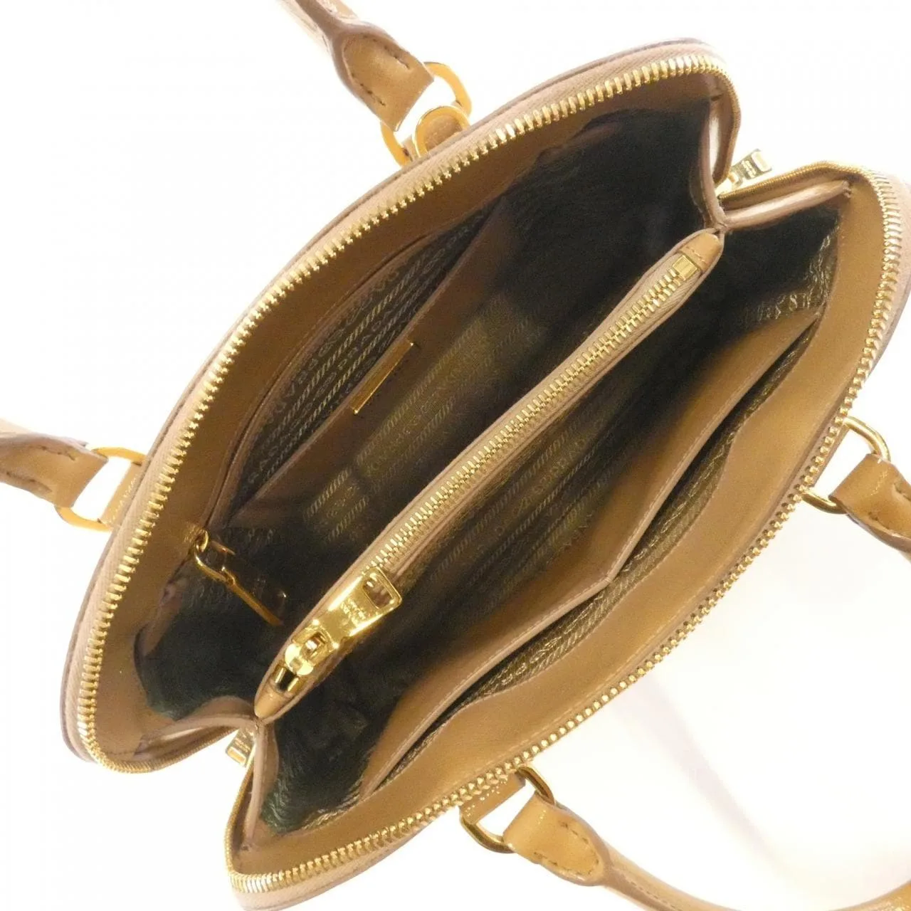 PRADA BL0837 Handbag 黑色 中古品A - 縮圖 9