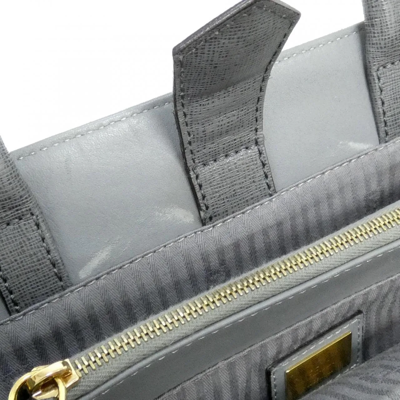 FENDI Sunshine Shopper 8BH253 D7E Handbag Black Rank A - Thumbnail 9