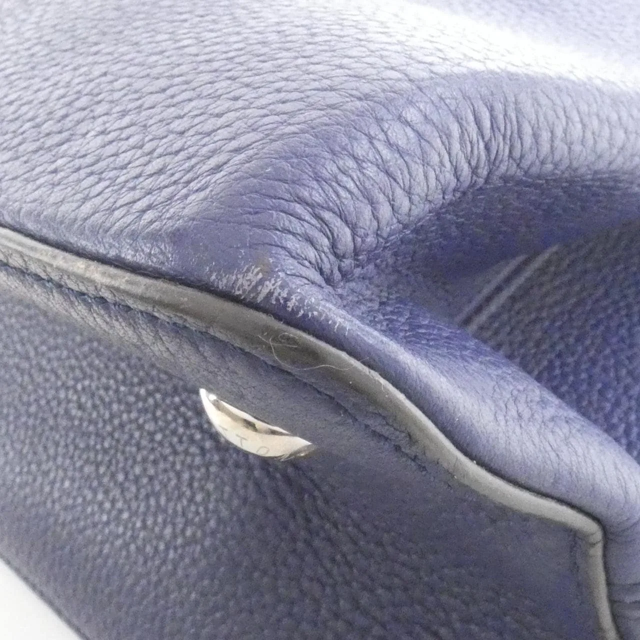 LOUIS VUITTON Capucines M94665 Handbag 藍色 中古品B - 縮圖 3