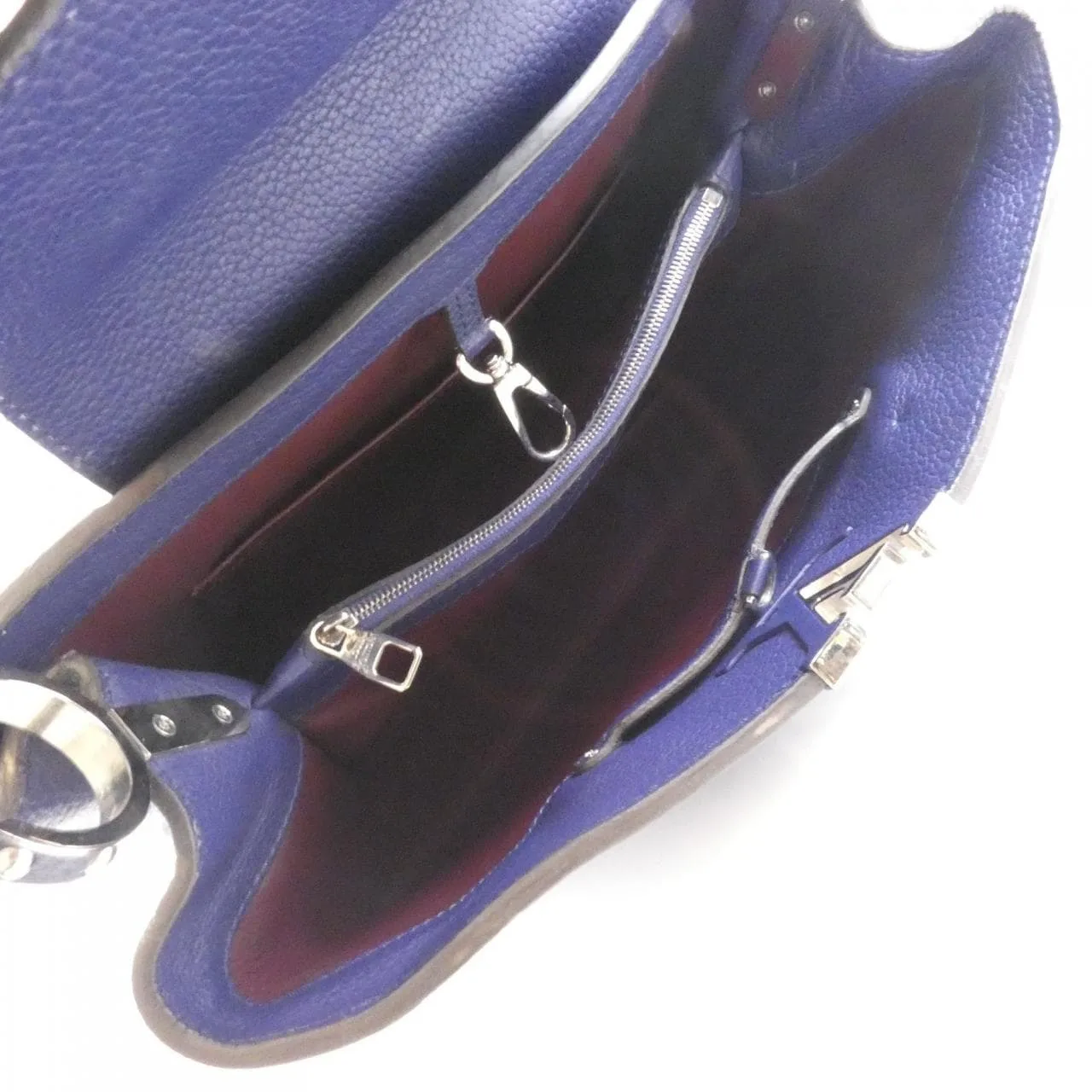 LOUIS VUITTON Capucines M94665 Handbag 藍色 中古品B - 縮圖 8