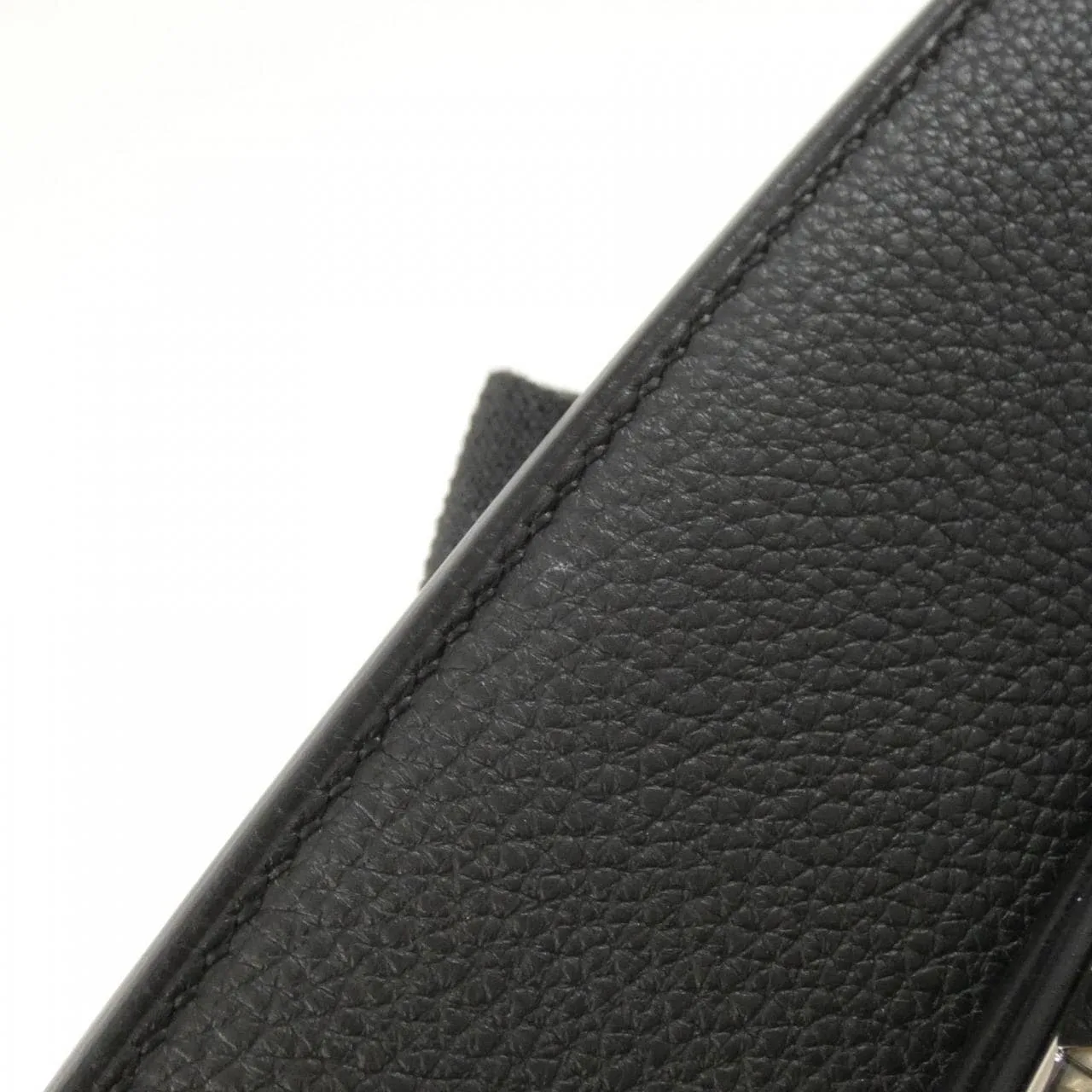 HERMES 083589CK Shoulder Togo Black Togo Leather Rank A - Thumbnail 4
