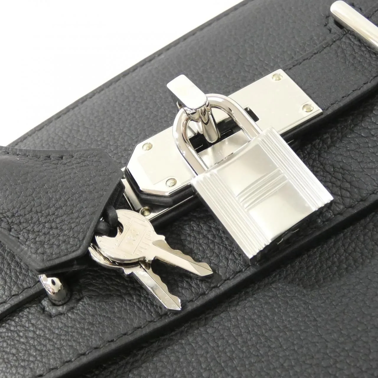 HERMES 083589CK Shoulder Togo Black Togo Leather Rank A - Thumbnail 5