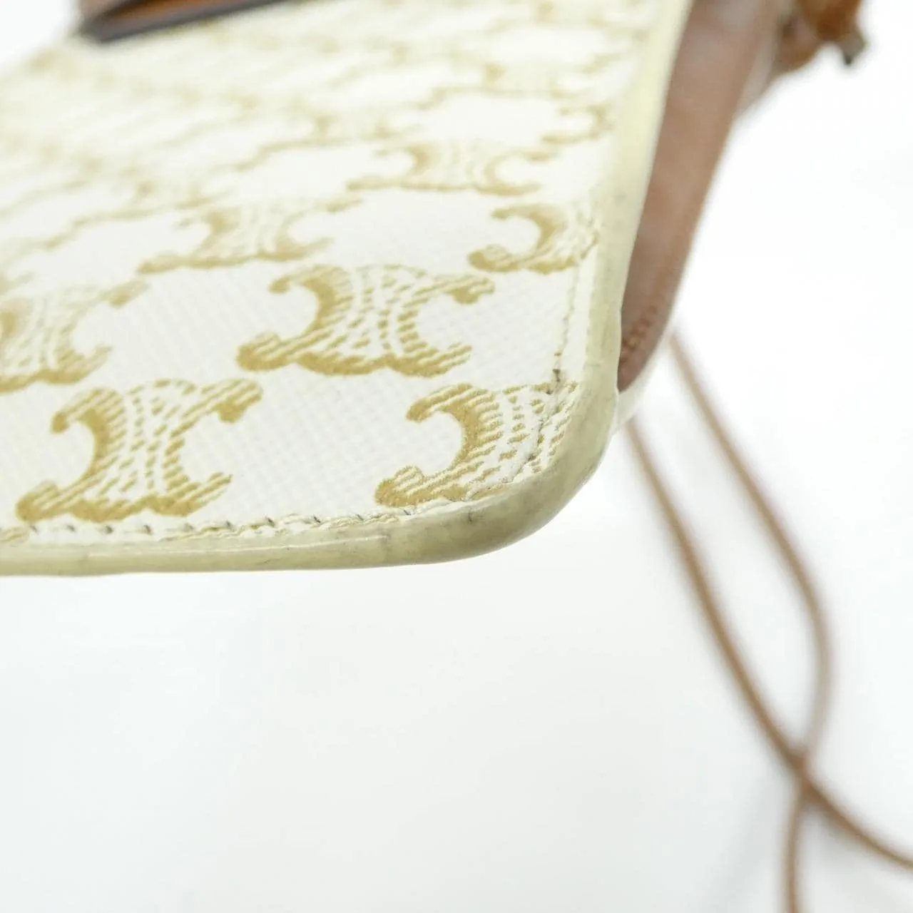 CELINE 10G332CQD Wallet Canvas White Canvas Rank A - Thumbnail 4