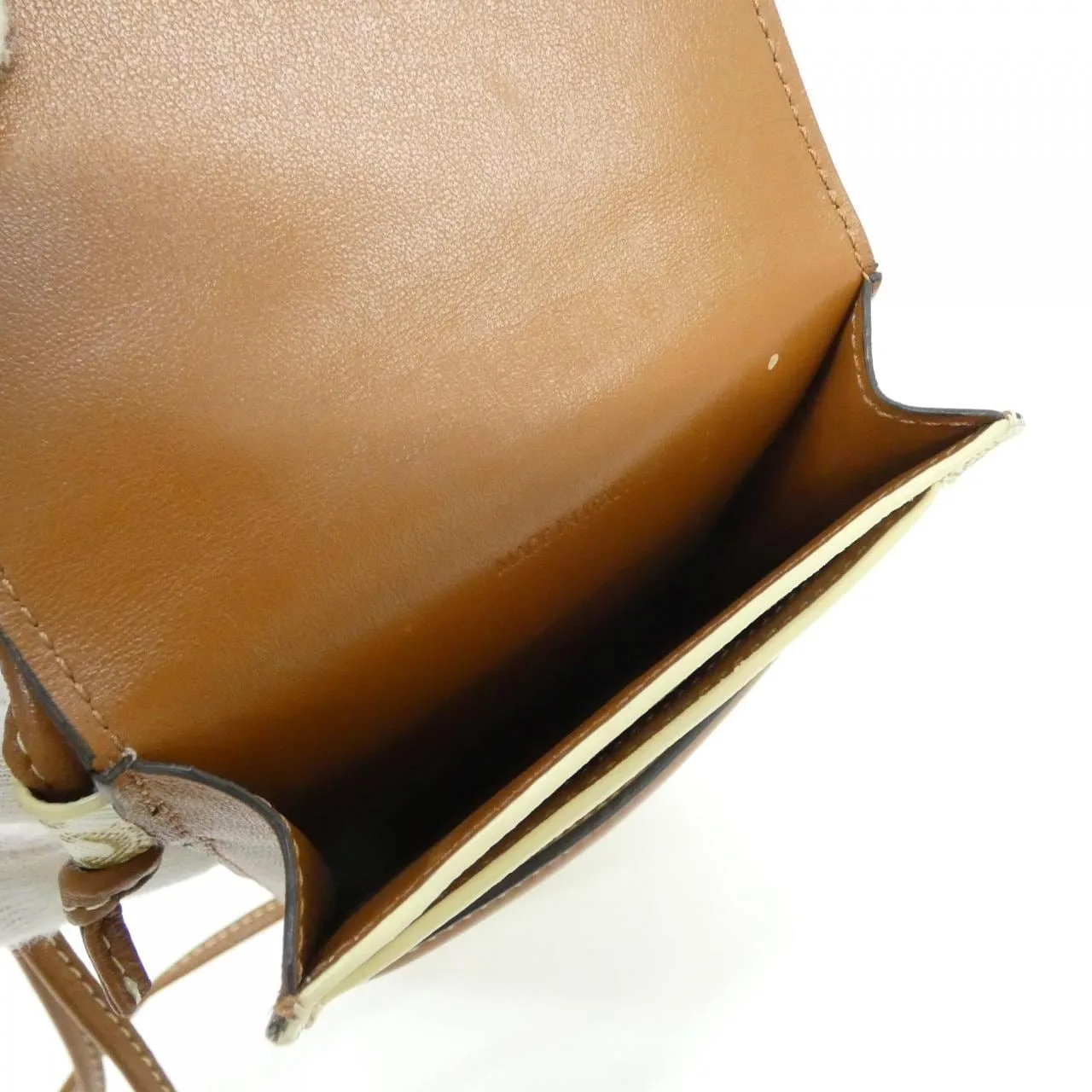 CELINE 10G332CQD Wallet Canvas White Canvas Rank A - Thumbnail 9