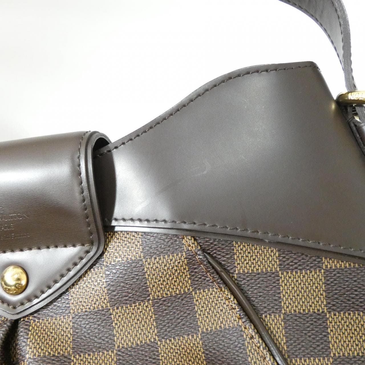 LOUIS VUITTON N41541 Shoulder Bag Damier 黑色 Damier 中古品A - 縮圖 5