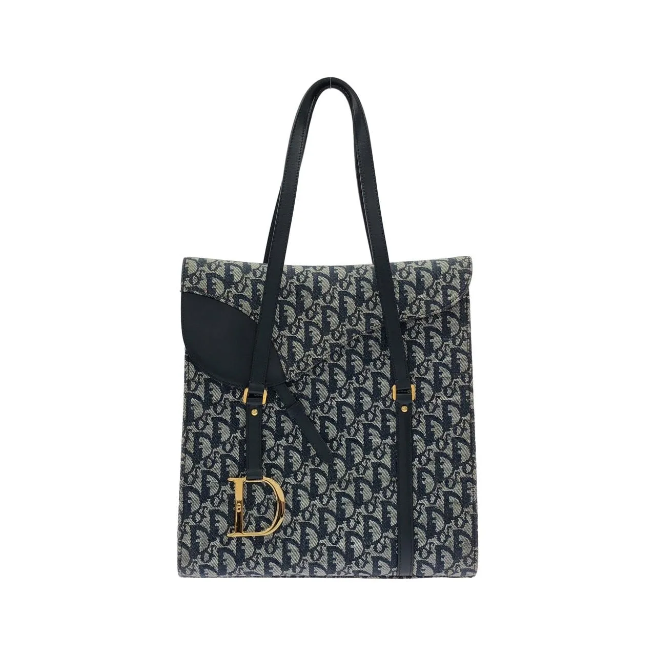 DIOR Handbag Canvas Blue
