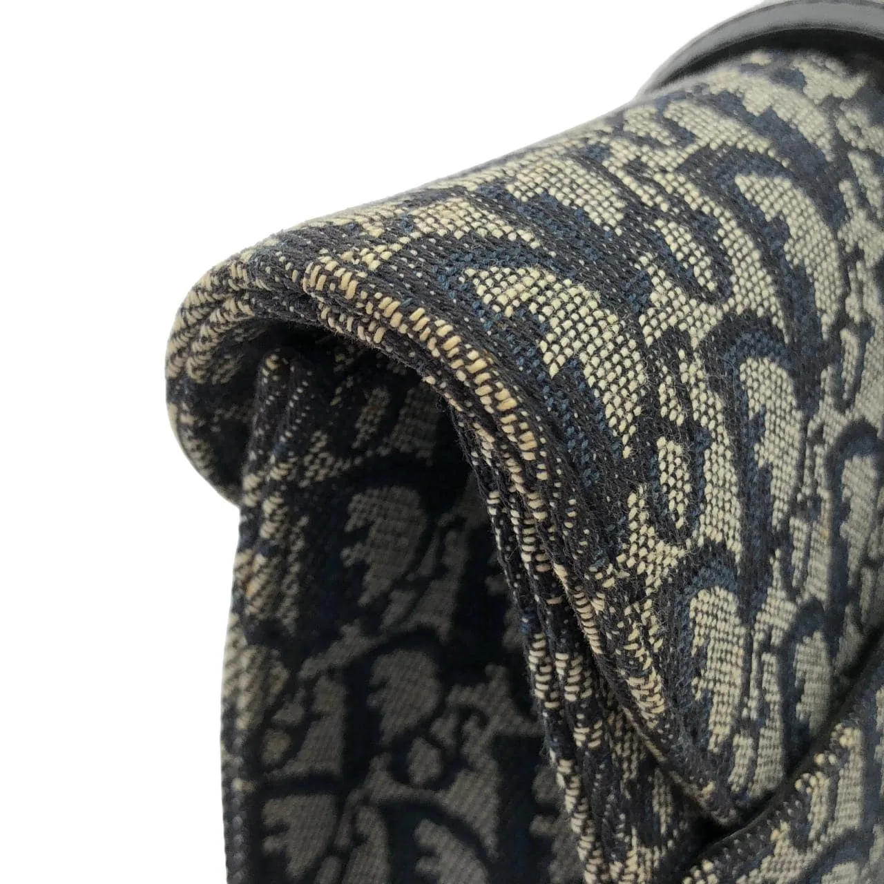 DIOR Handbag Canvas 藍色 帆布 中古品A - 縮圖 7